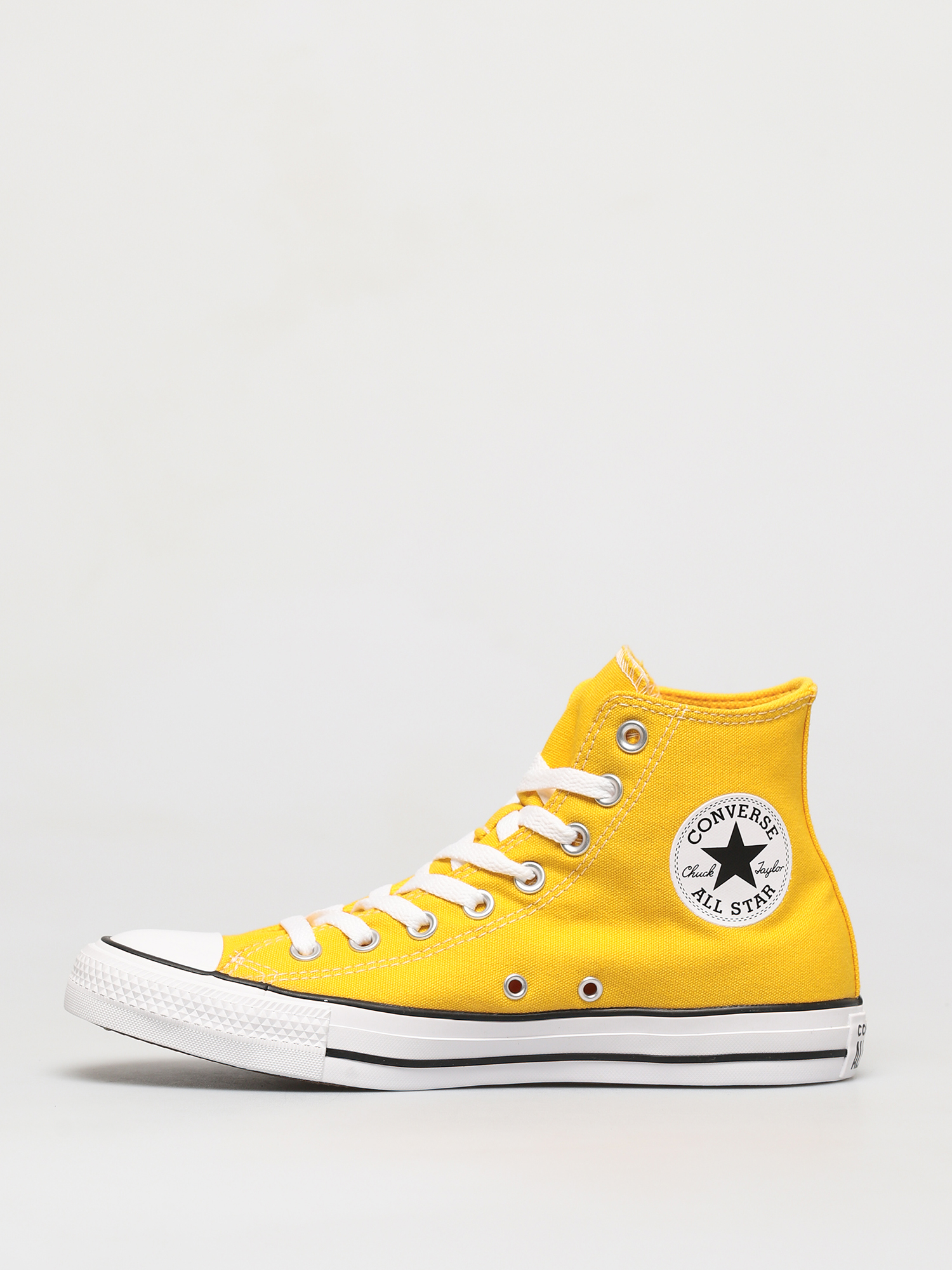 yellow hi top converse