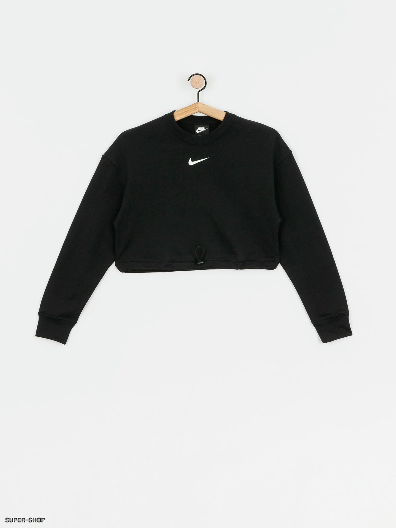 nike black cropped jumper