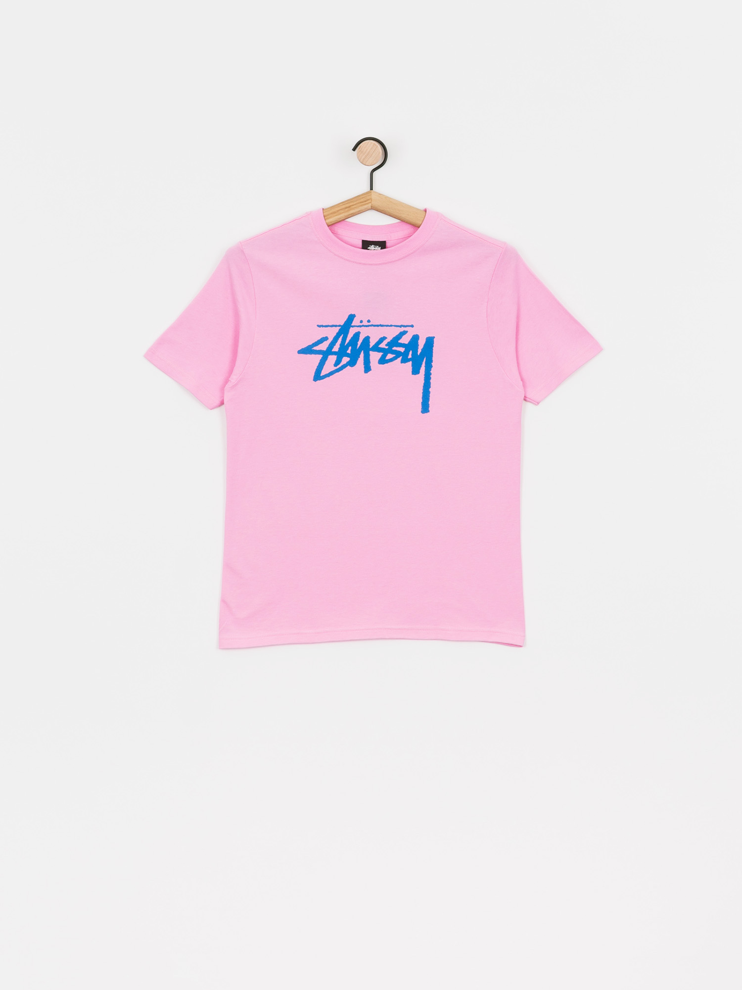 pink stussy t shirt