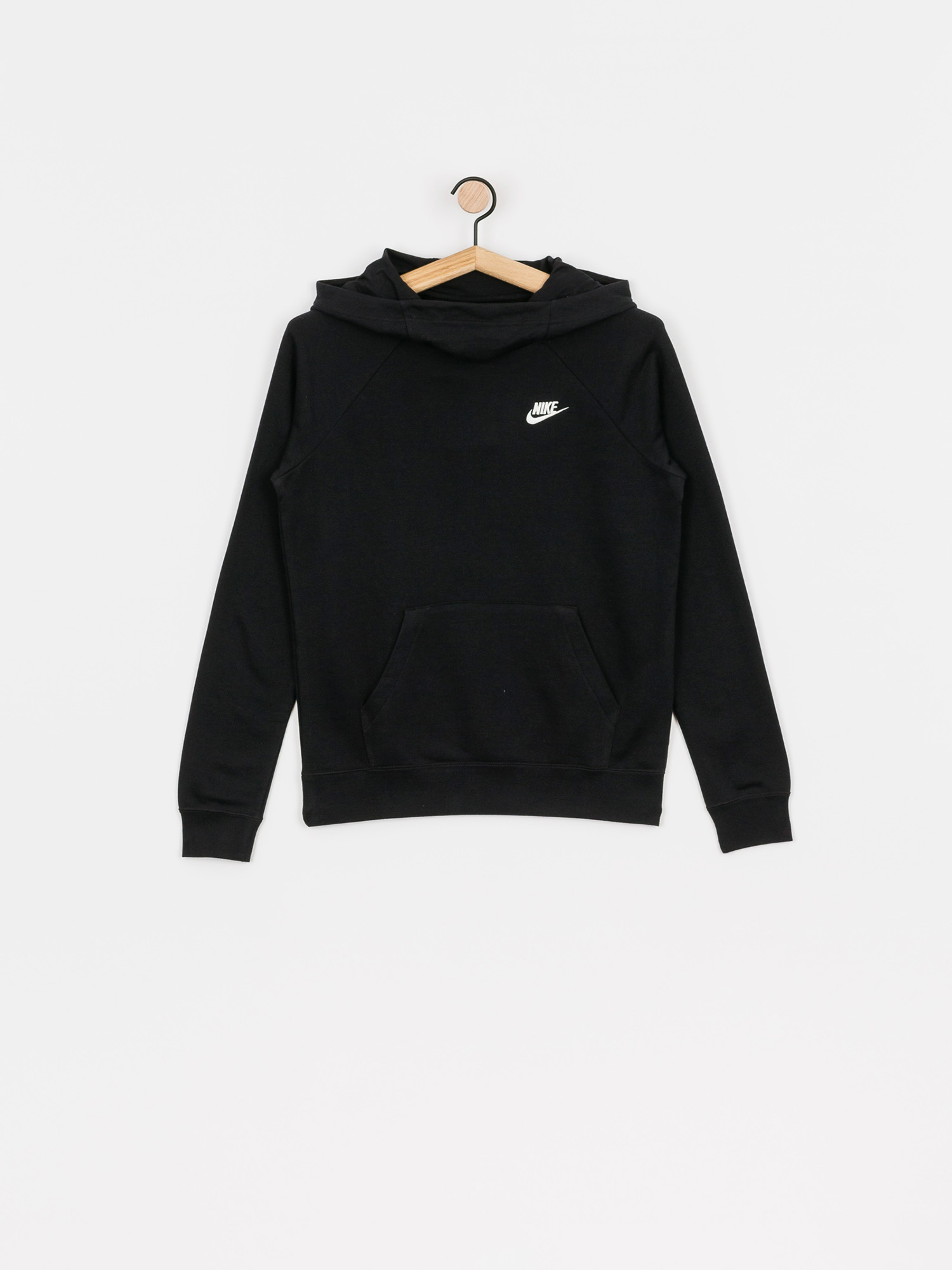 nike black essentials hoodie