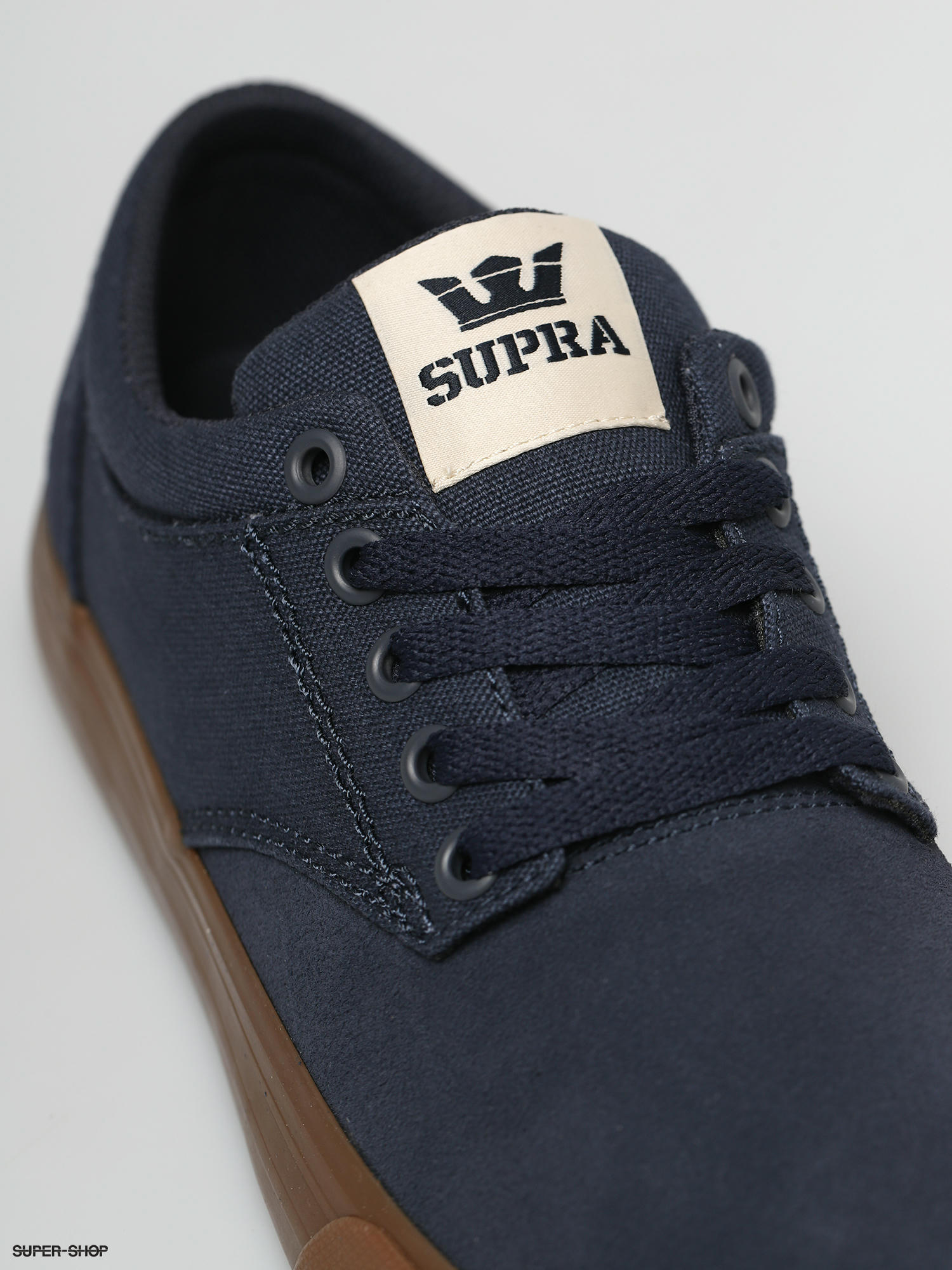 Supra Chino Schuhe Navy Bone Gum