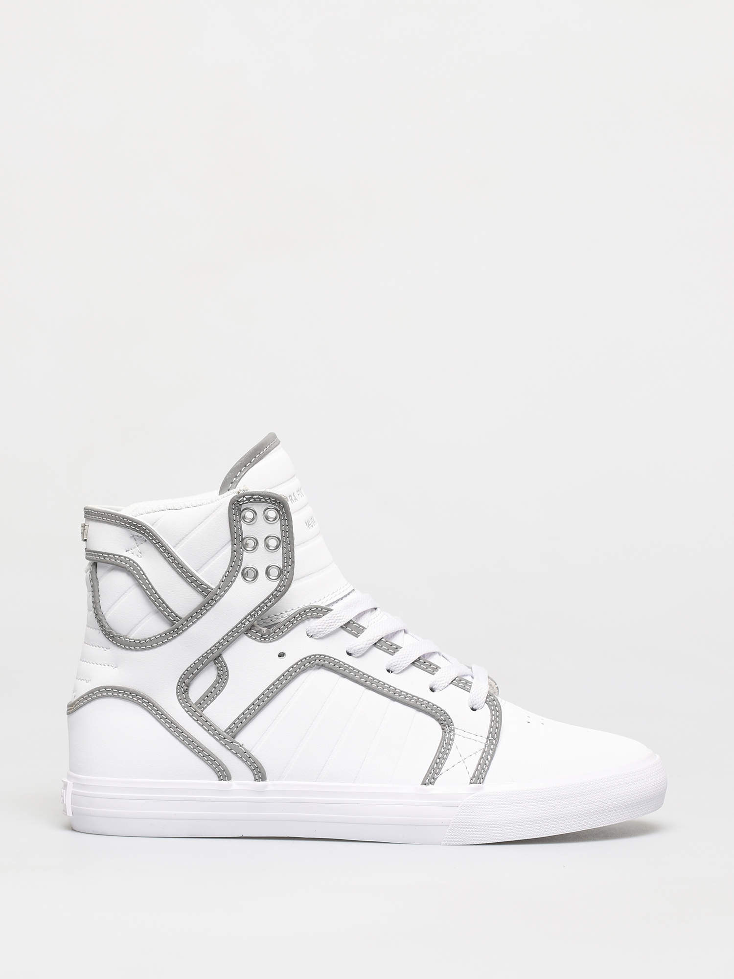 Supra Skytop Shoes (white/reflect white)