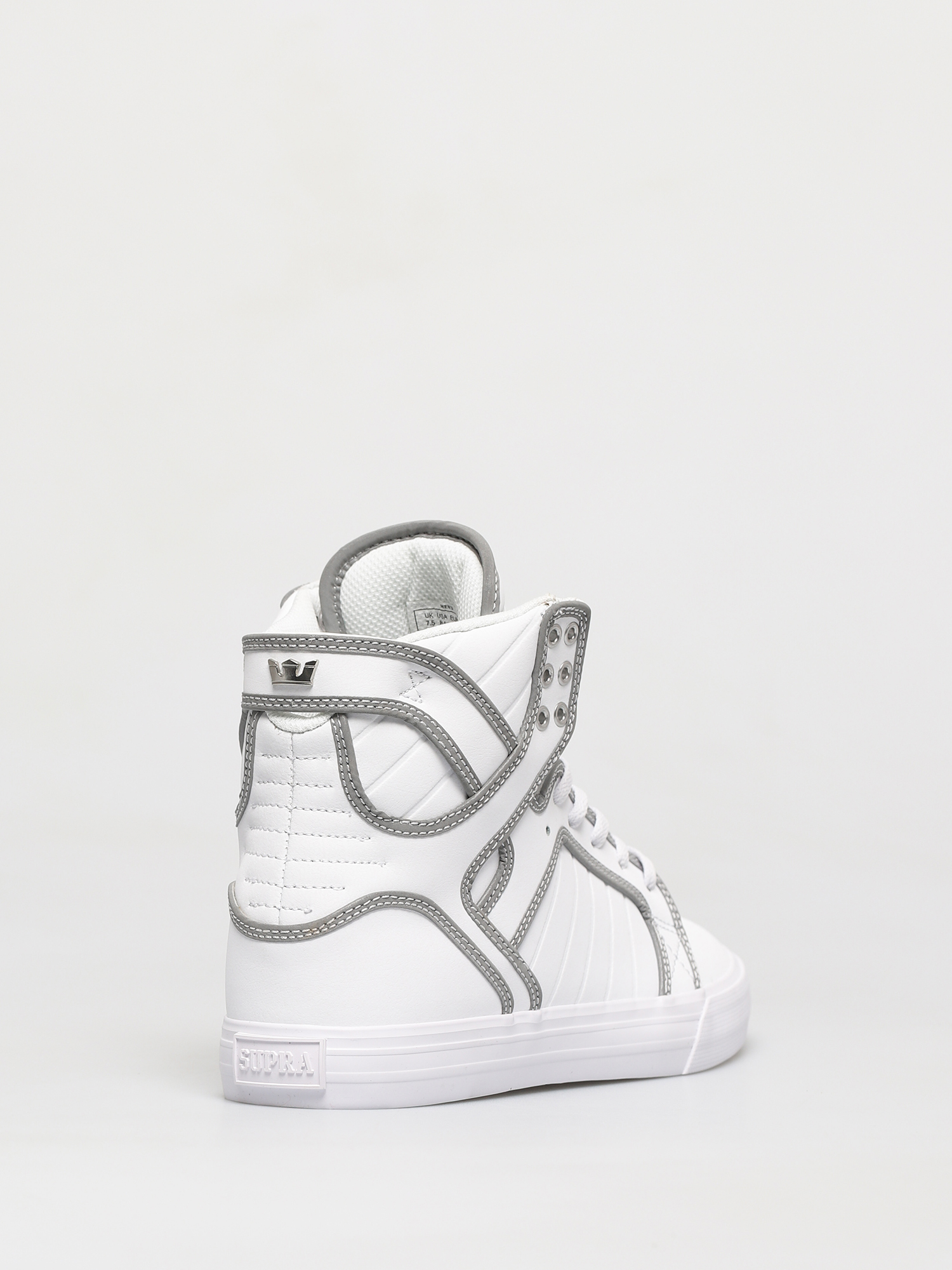 Supra Skytop Shoes (white/reflect white)