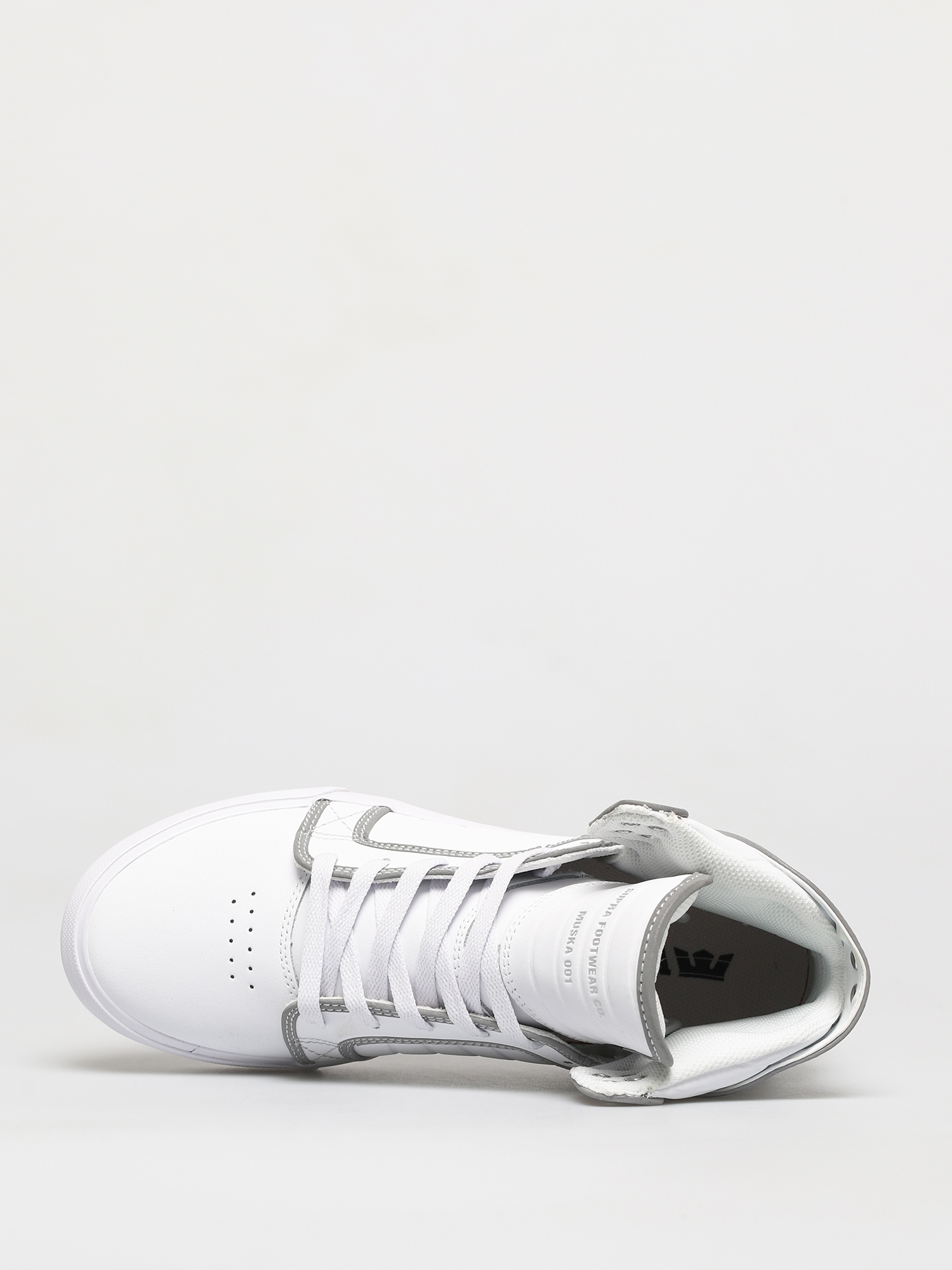 Supra Skytop Shoes (white/reflect white)