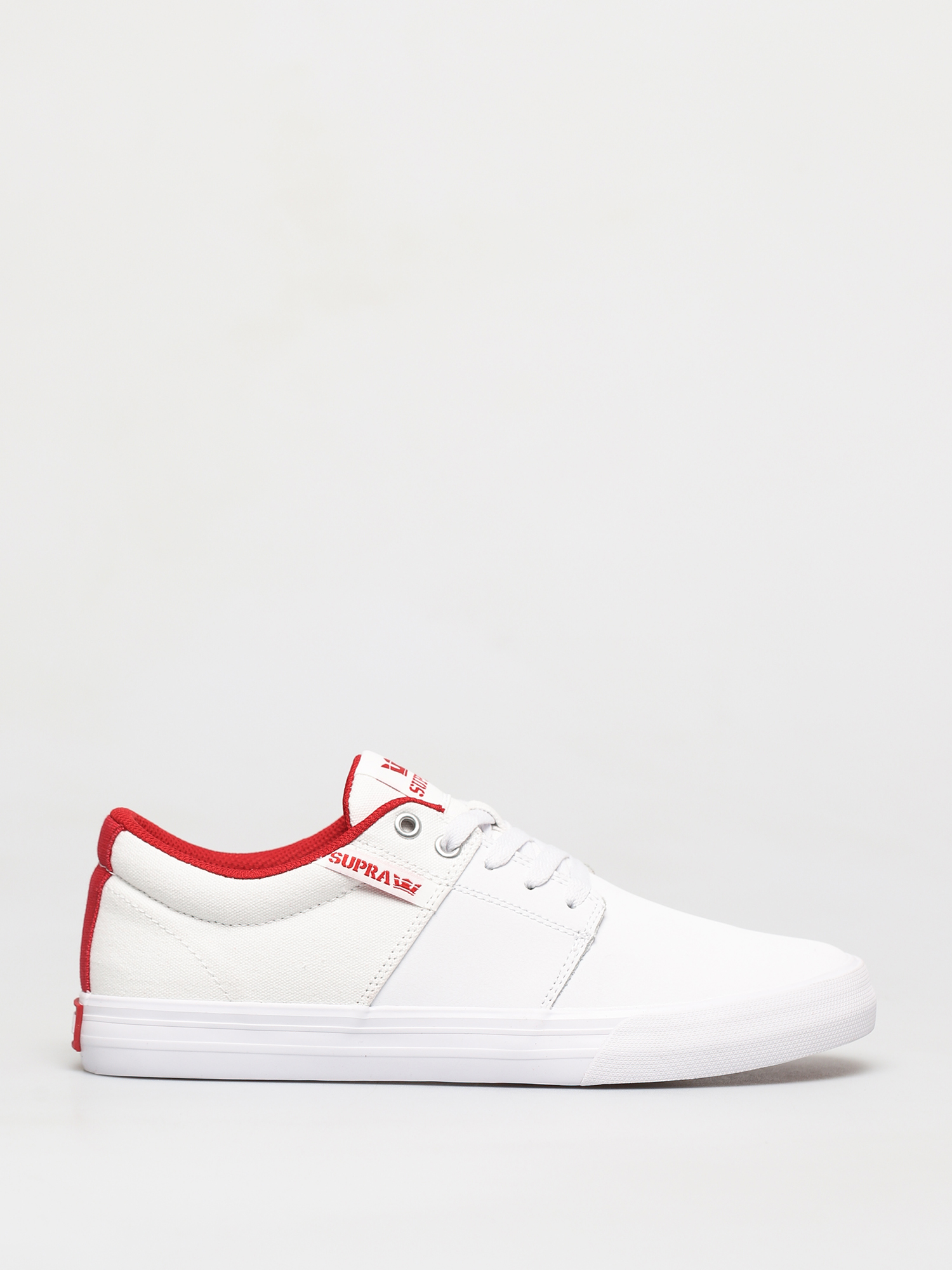 Supra Stacks Vulc II Shoes (white/red white)