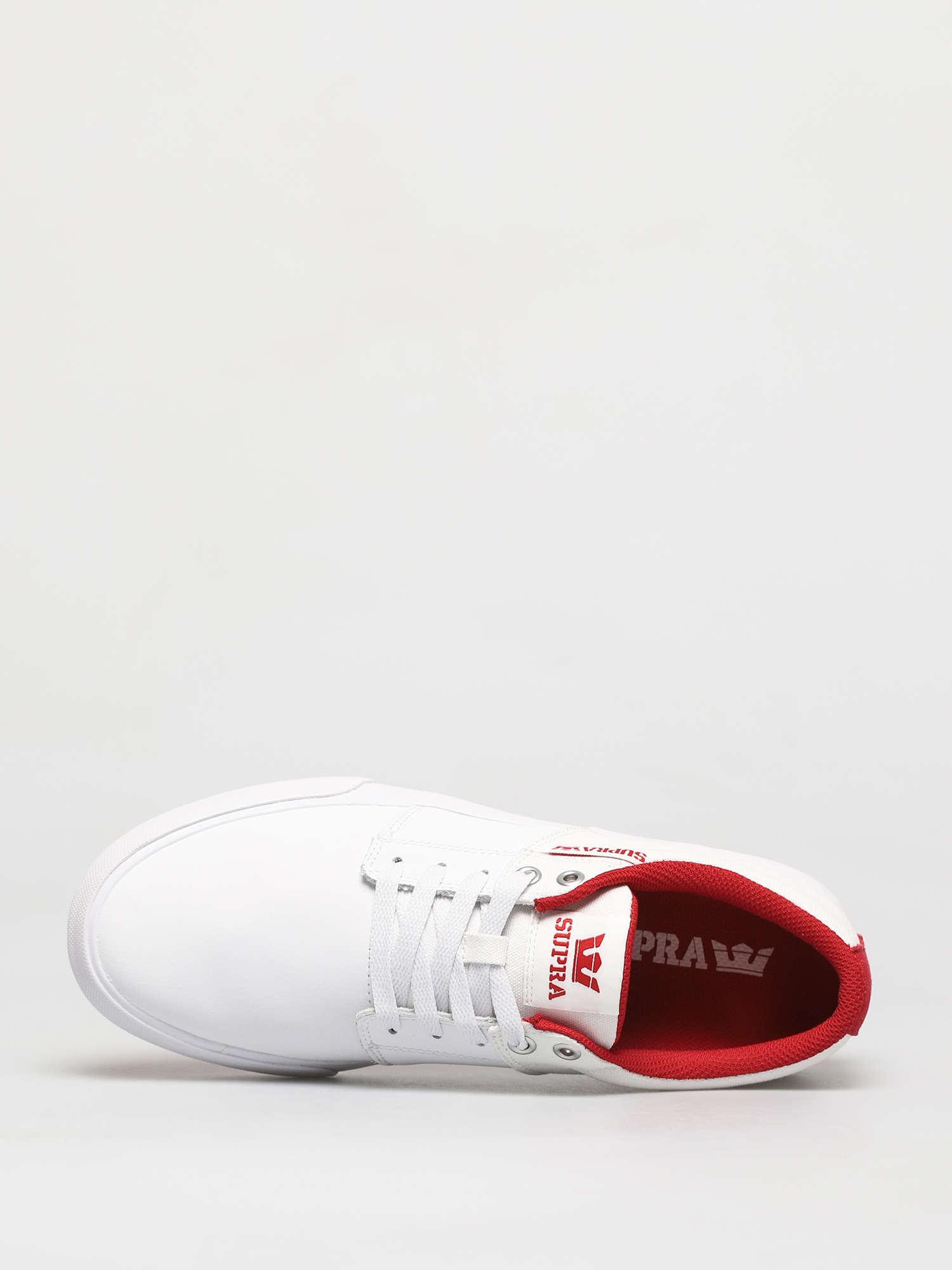 Supra Stacks Vulc II Shoes (white/red white)