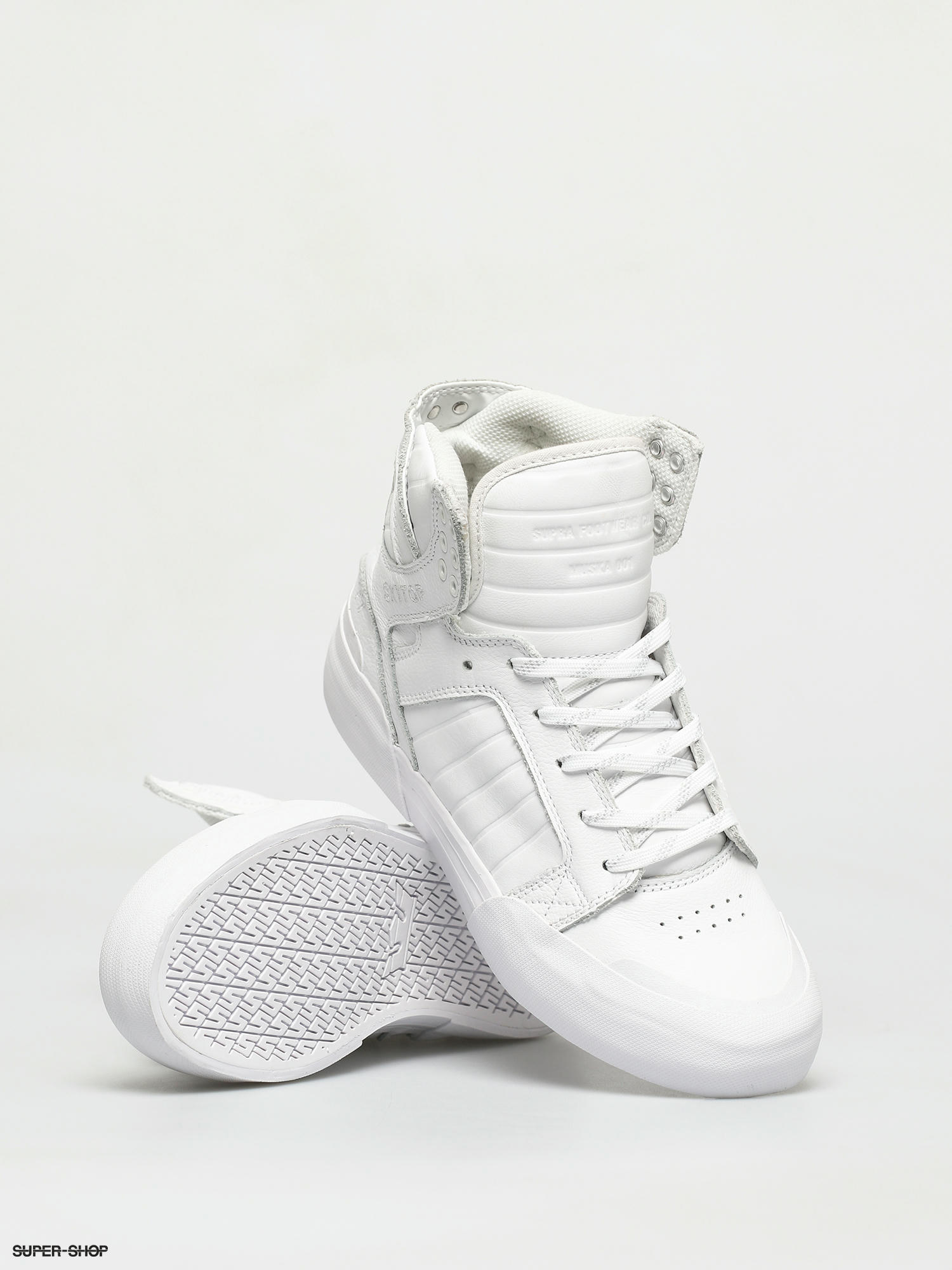 Supra best sale vaider white