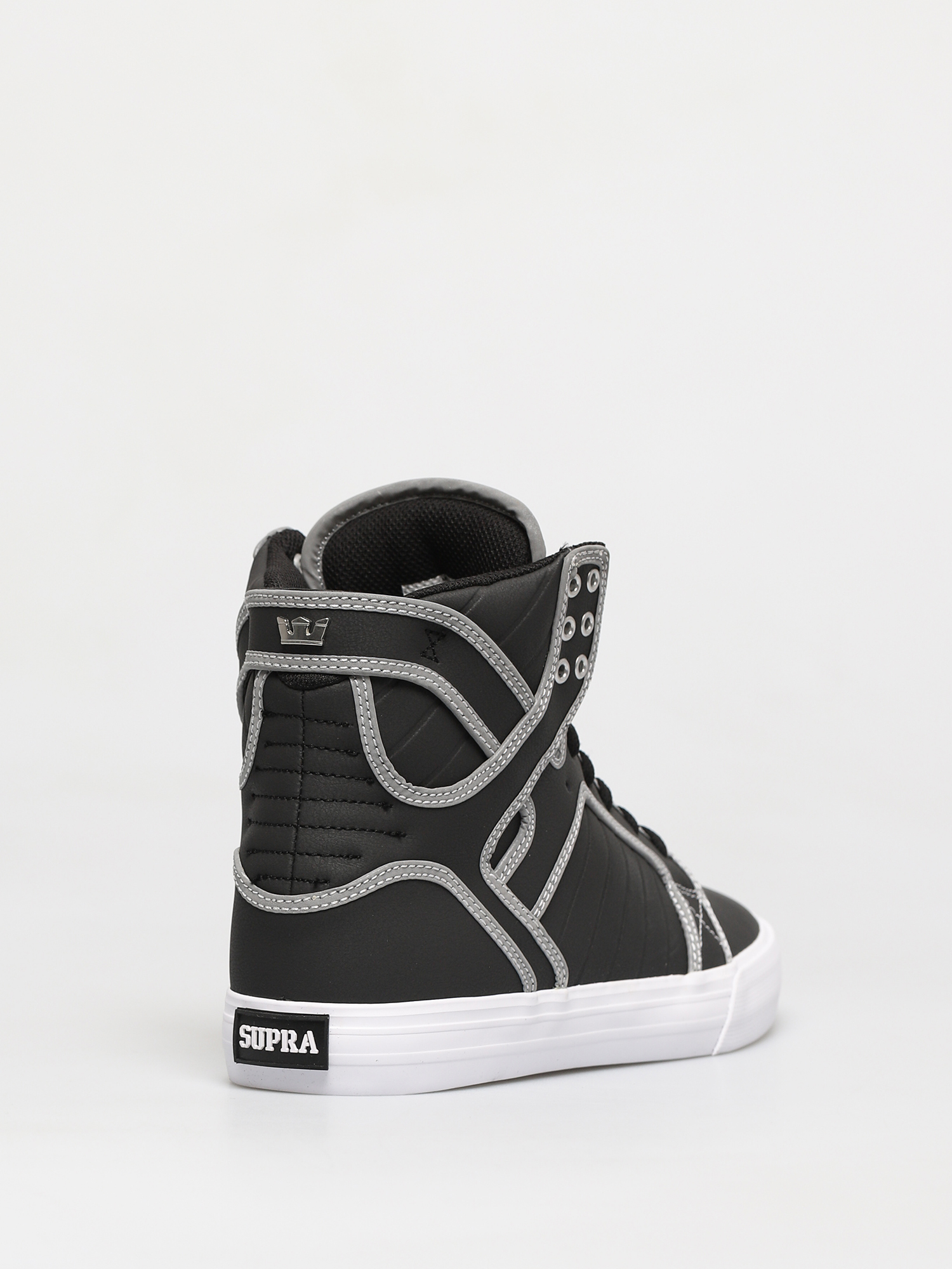 Supra Skytop Shoes (black/reflect white)
