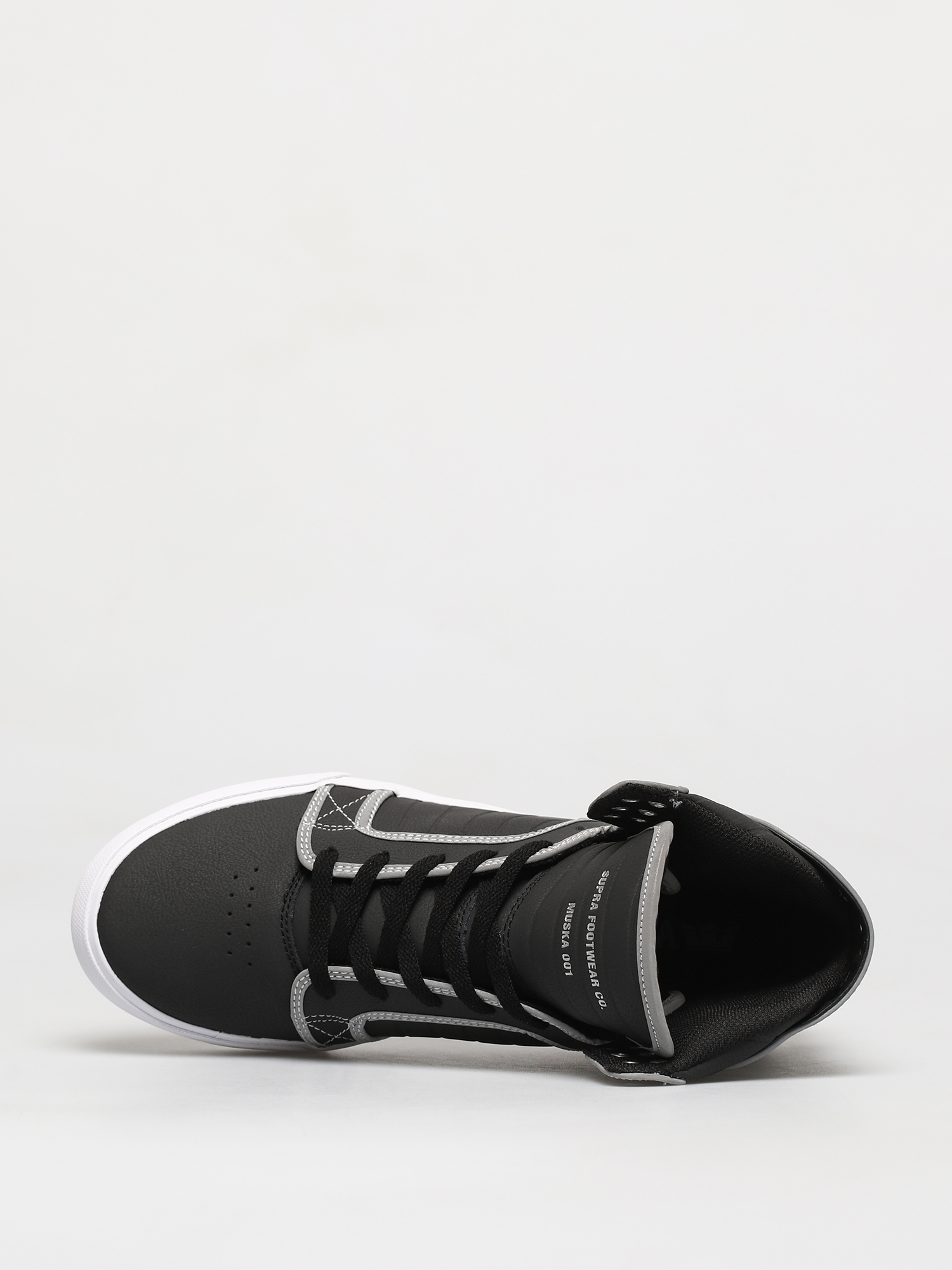 Supra Skytop Shoes (black/reflect white)
