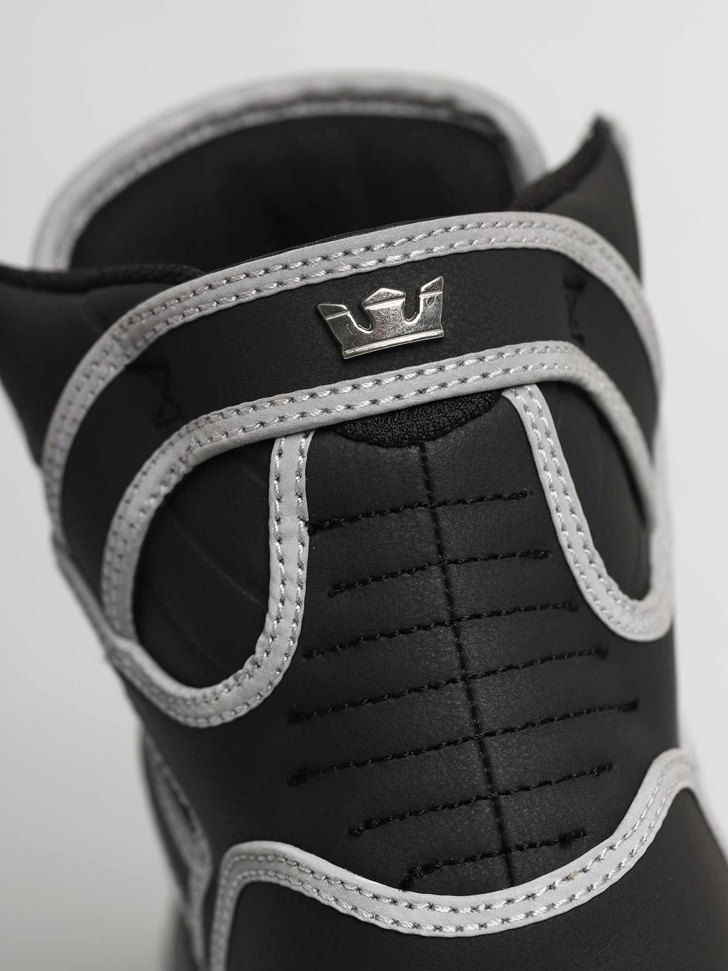 Supra Skytop Shoes (black/reflect white)