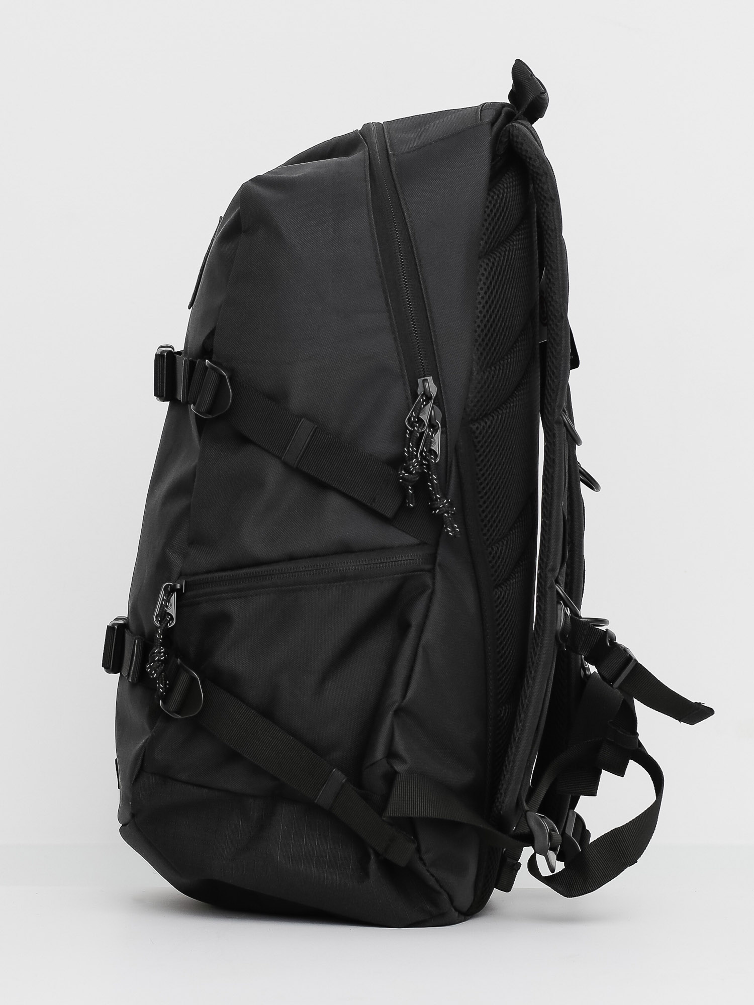 all black backpack