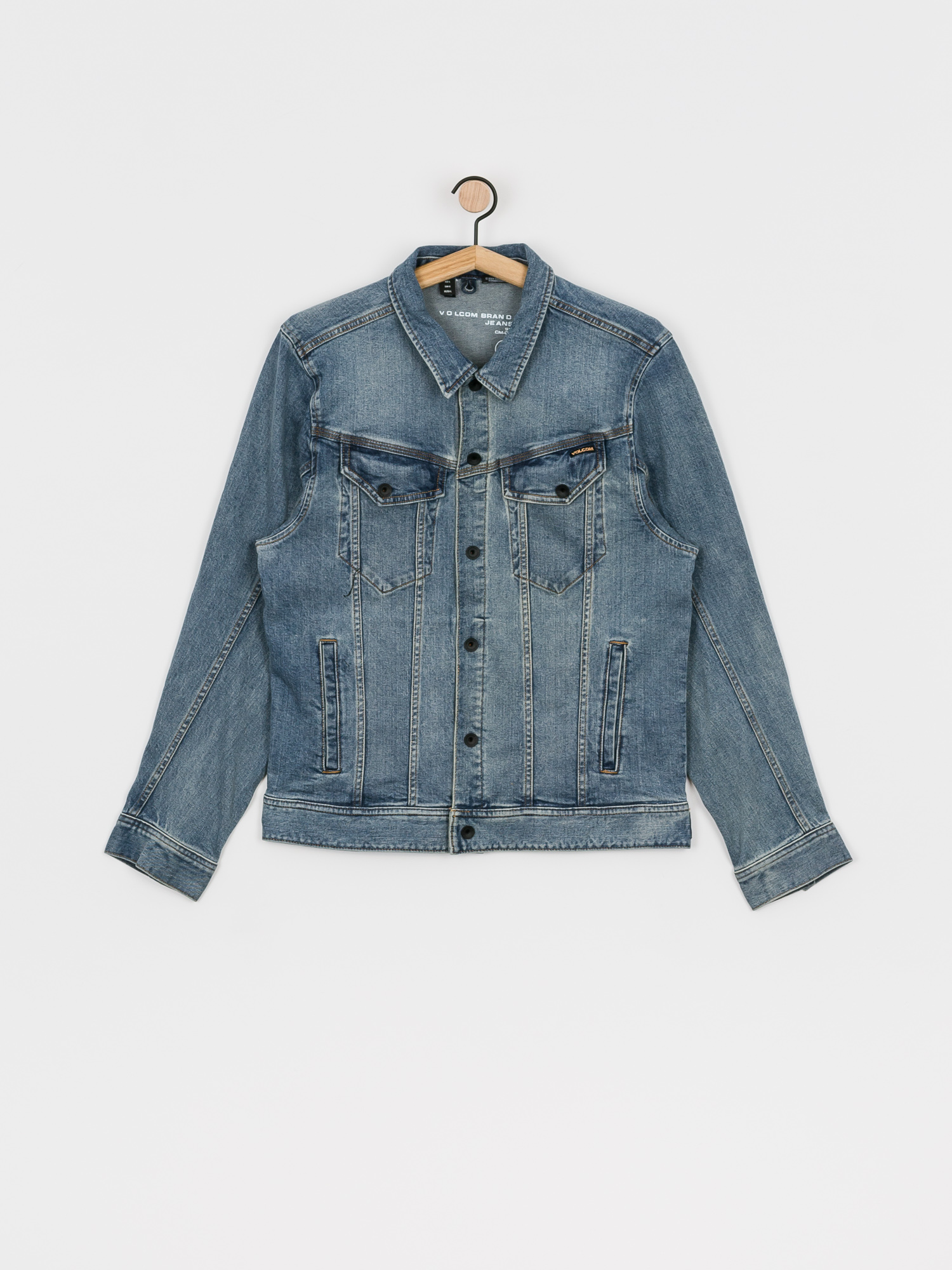 Volcom Weaver Denim Jacket (medium dirty blue)