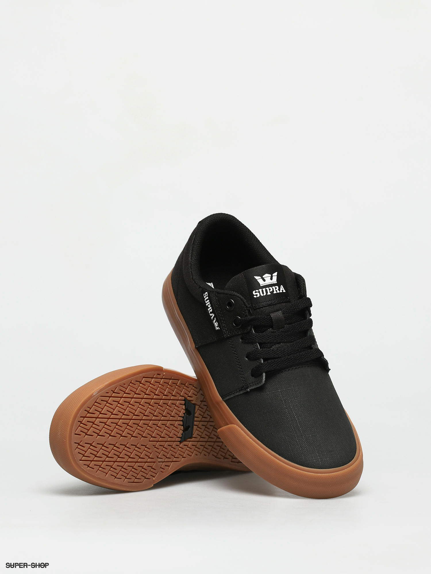Supra Stacks Vulc II Shoes (black tuf 