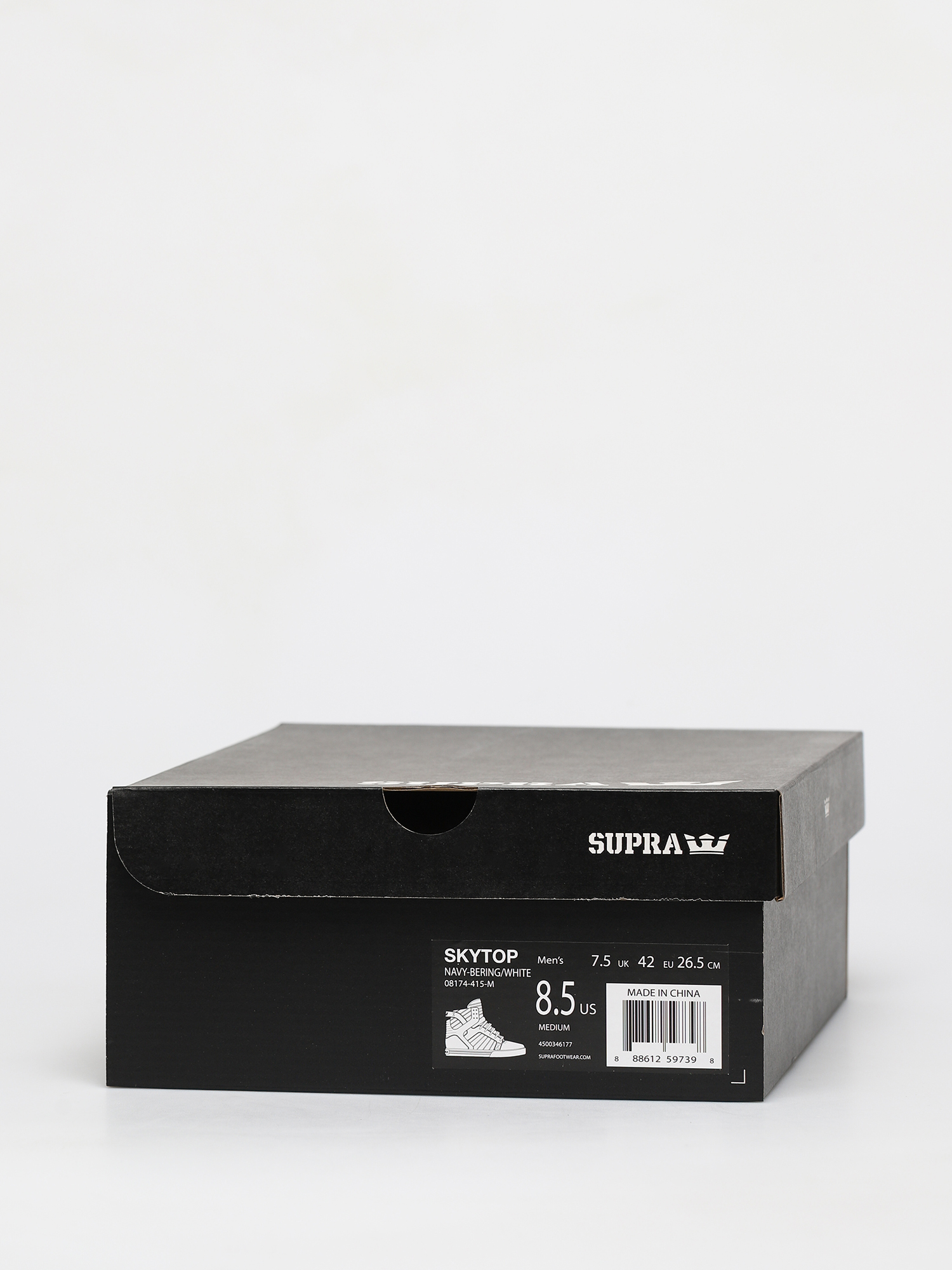 Supra Skytop Schuhe navy bering white