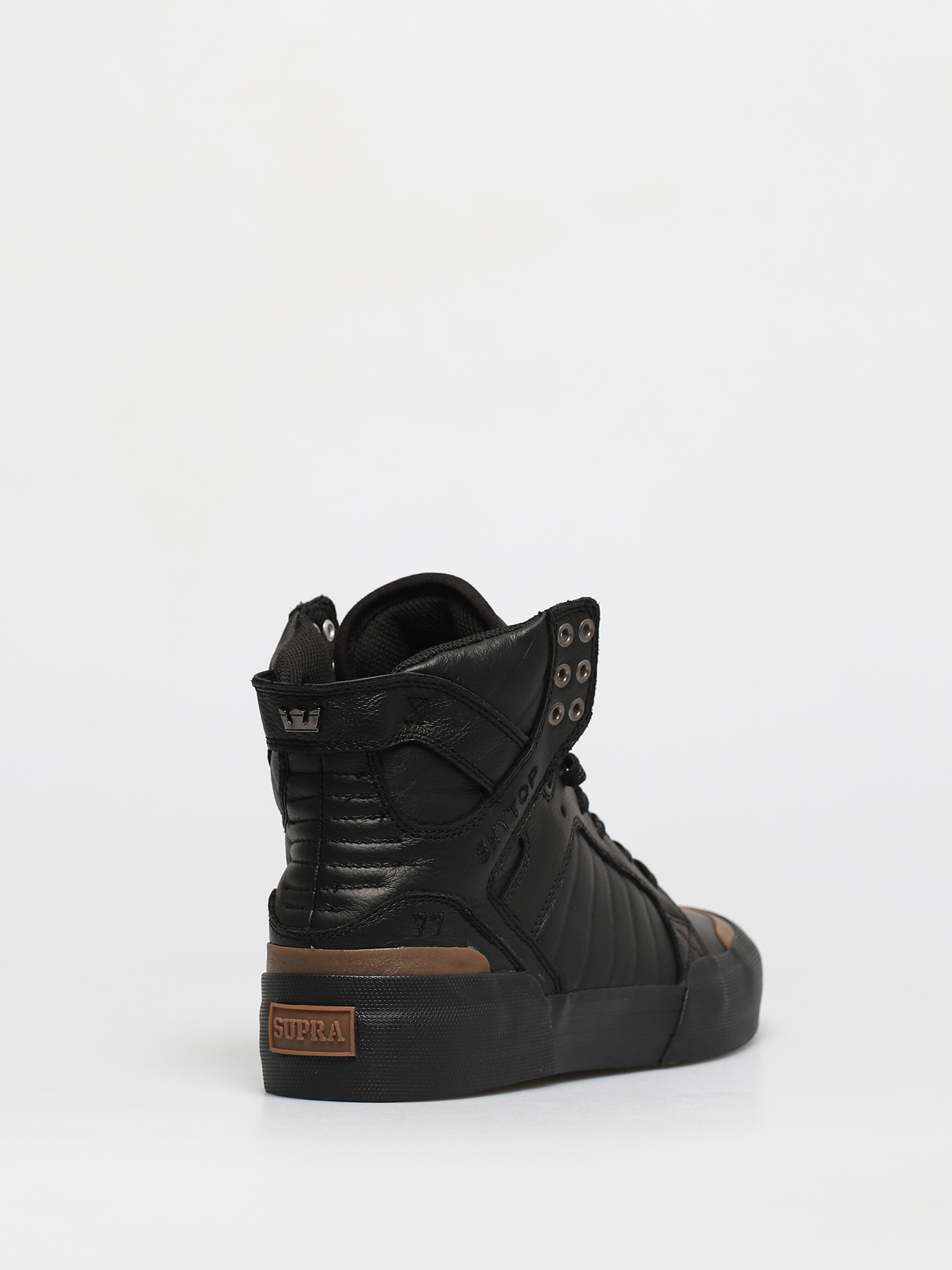 Supra Skytop 77 Schuhe (black black/gum)