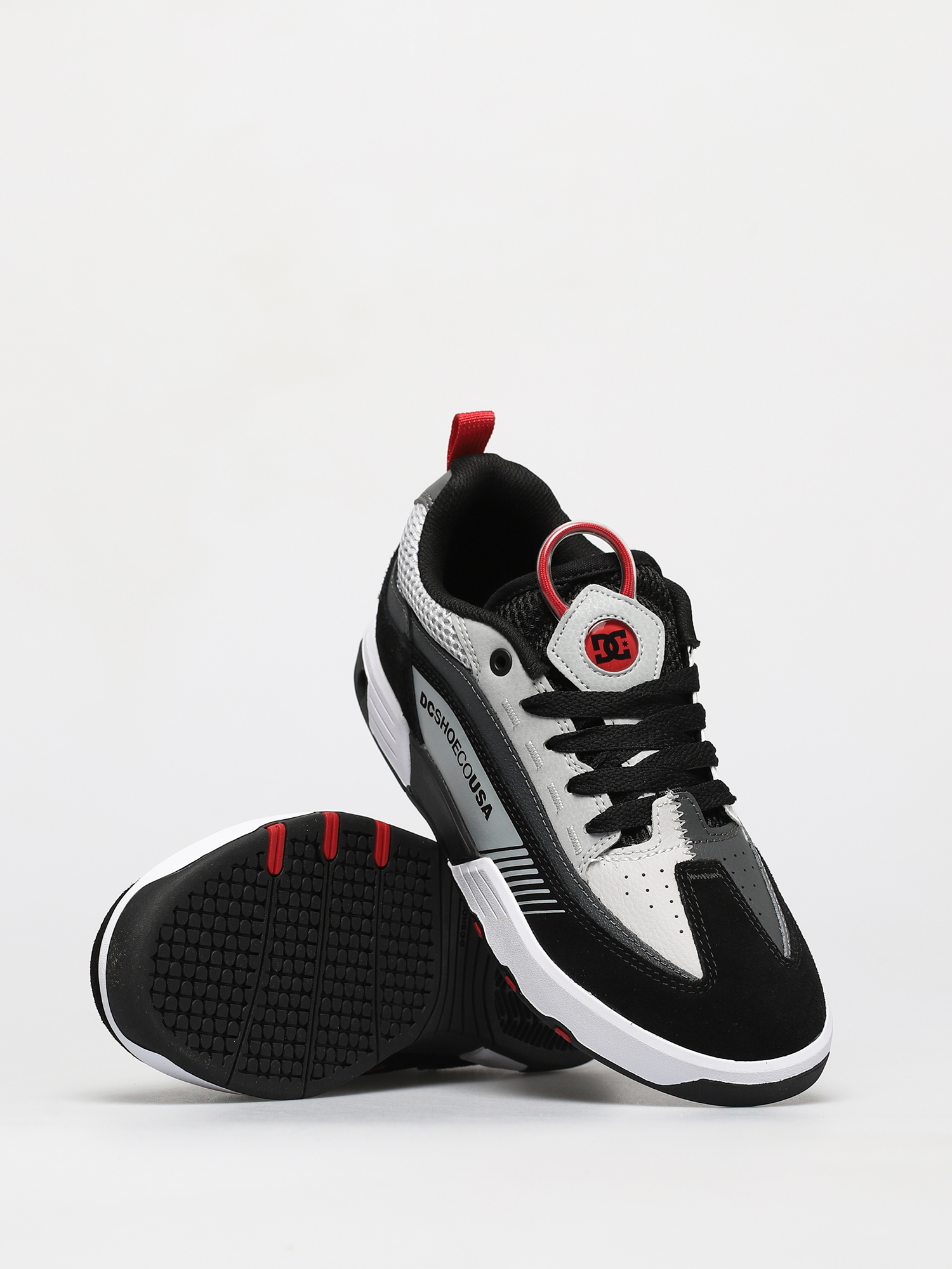 DC Legacy 98 Slim Shoes (black/grey/red)