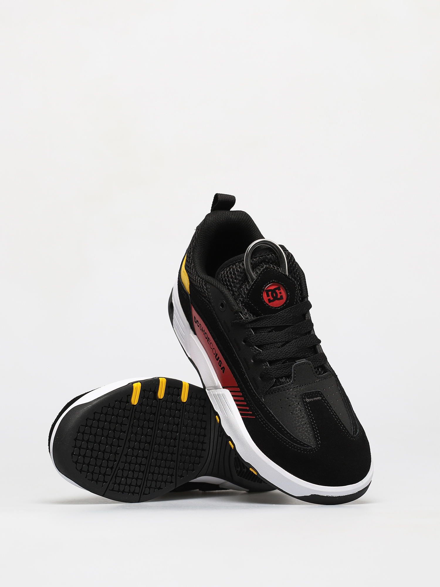DC Legacy 98 Slim Shoes (black/athletic red/white)