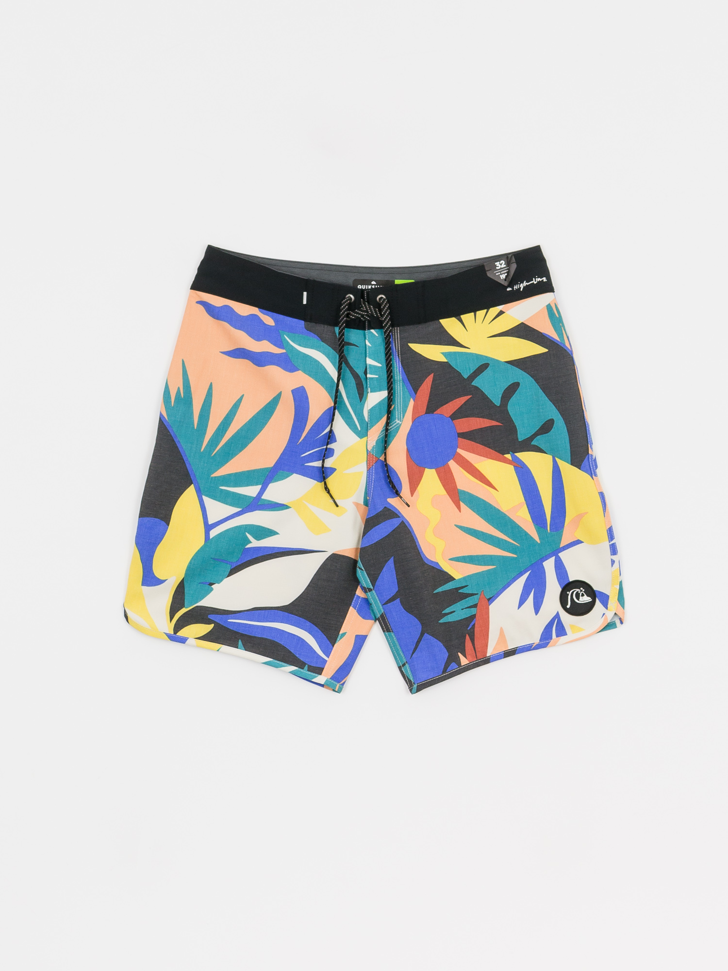 Quiksilver Highline Tropical Flow 19 Boardshorts (snow white)