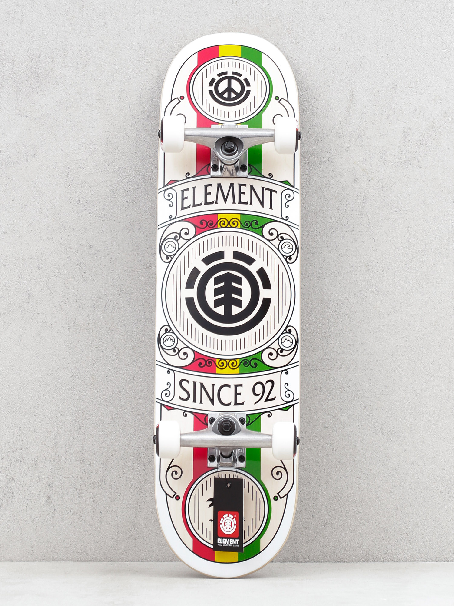 ELEMENT エレメント Regal Rasta コンプリート スケボー Element Regal Rasta Skateboard - white (assorted)