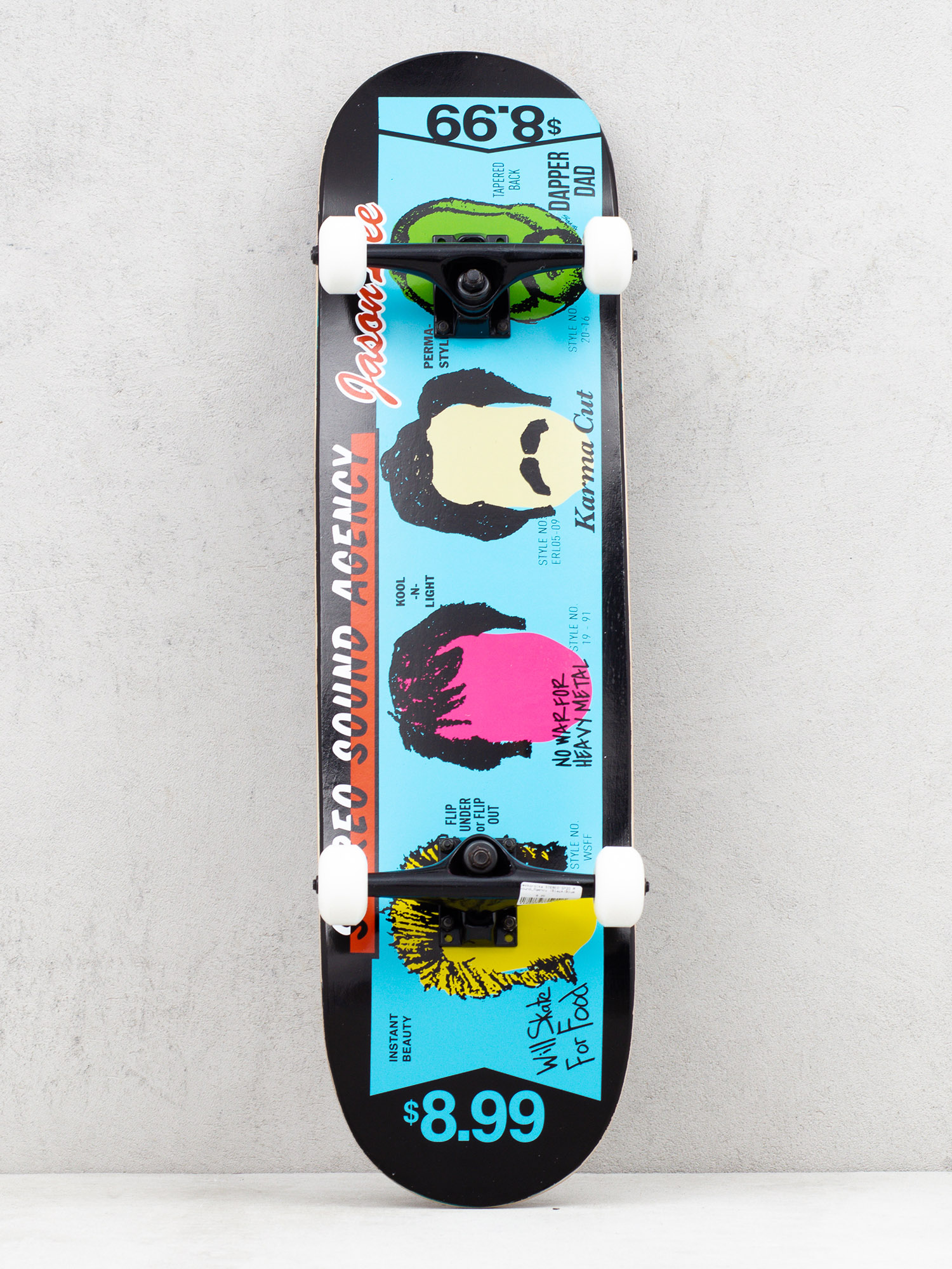 Stereo Sound Agency Skateboard (black/blue)