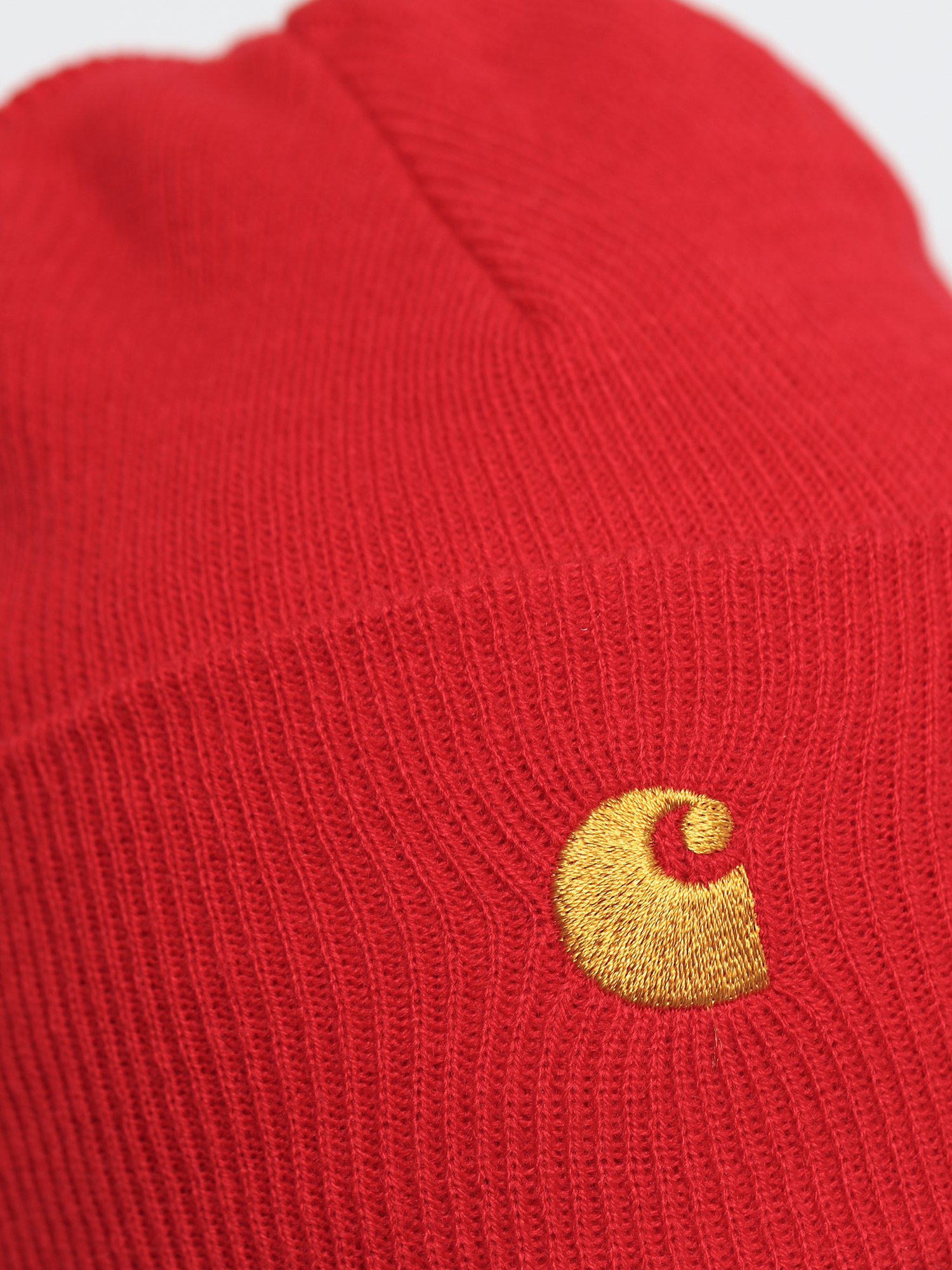 Carhartt WIP Chase Beanie (etna red/gold)