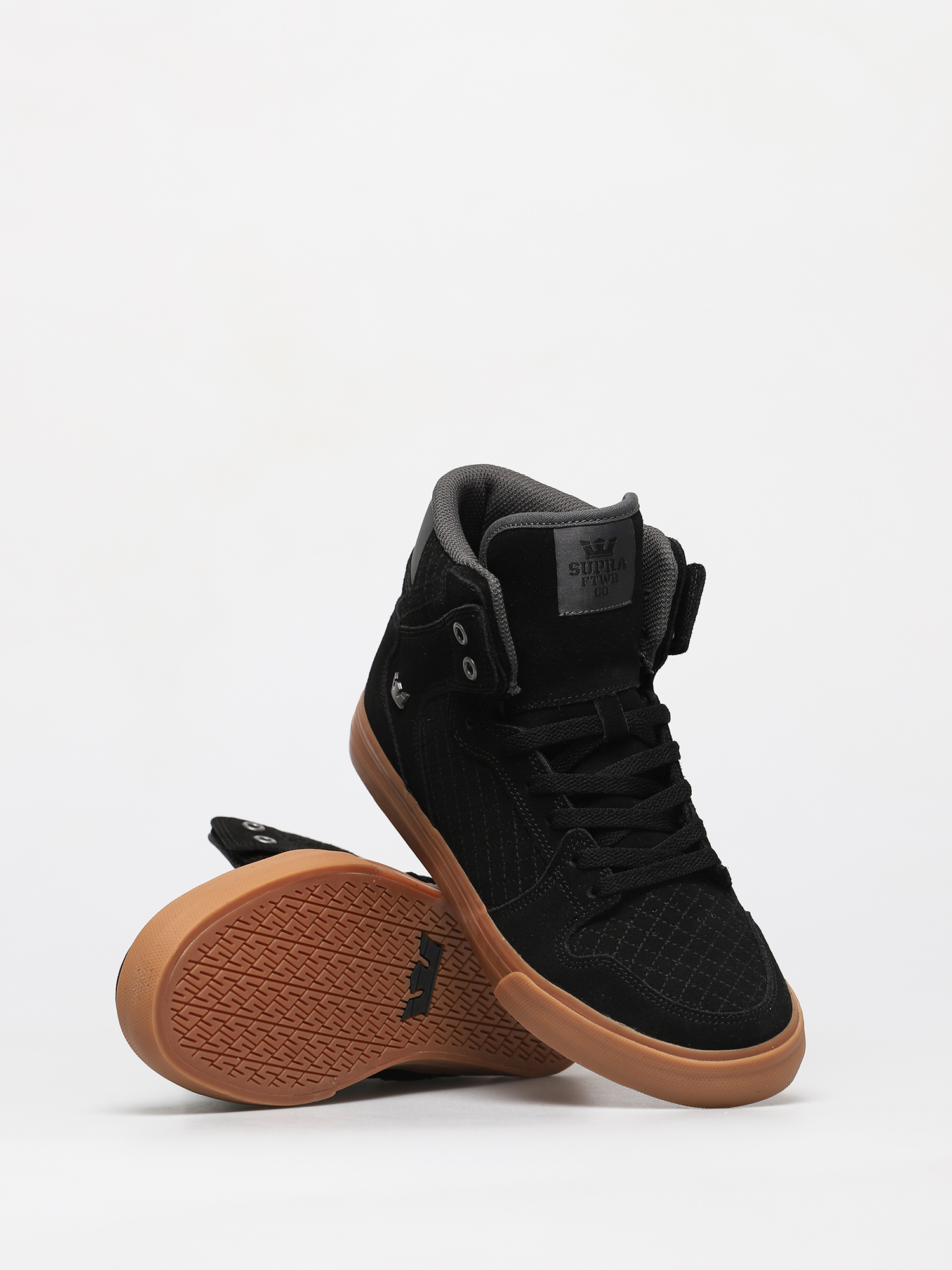 Supra Vaider Shoes (black/dk grey gum)