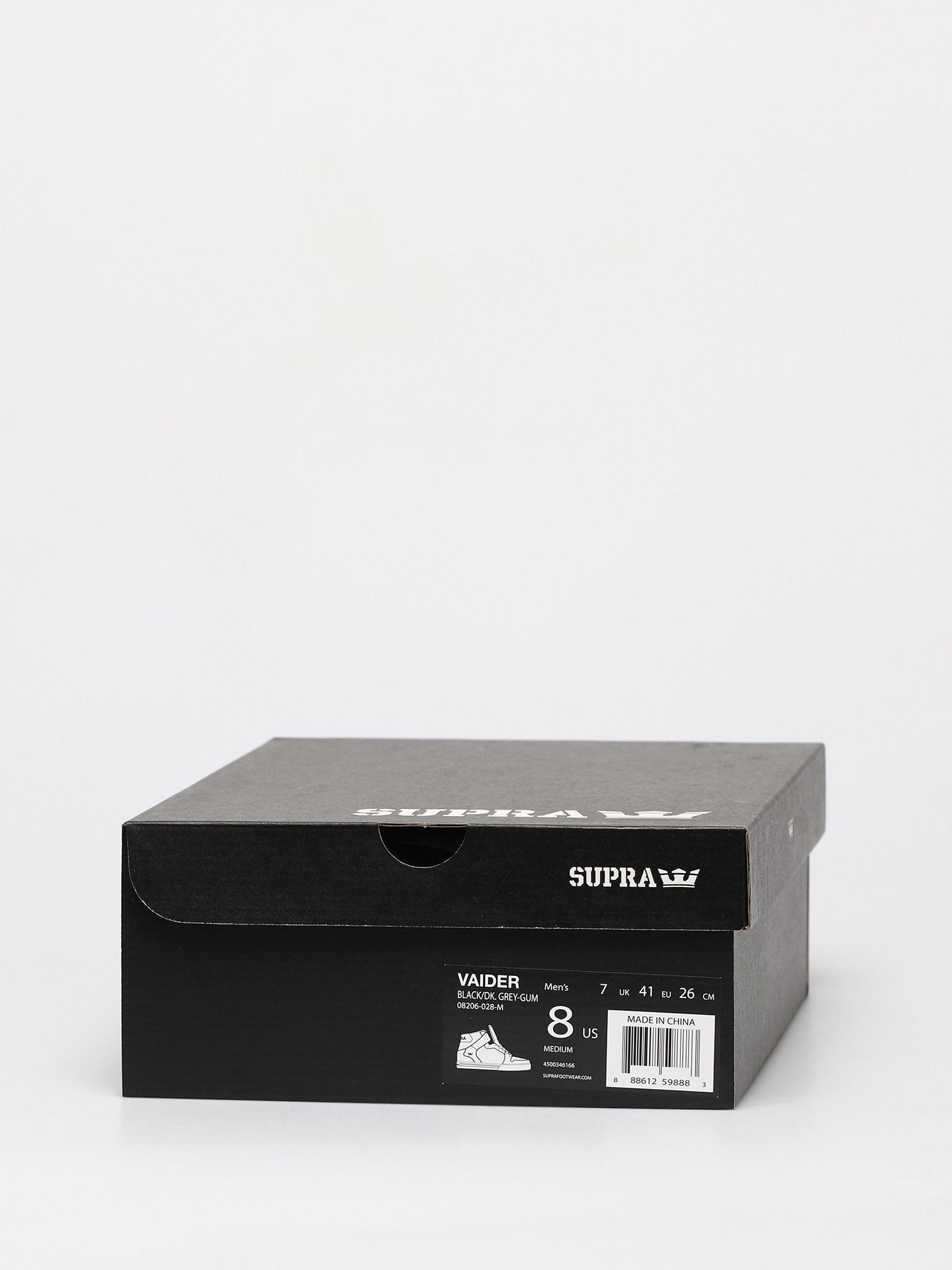 Supra Vaider Shoes (black/dk grey gum)