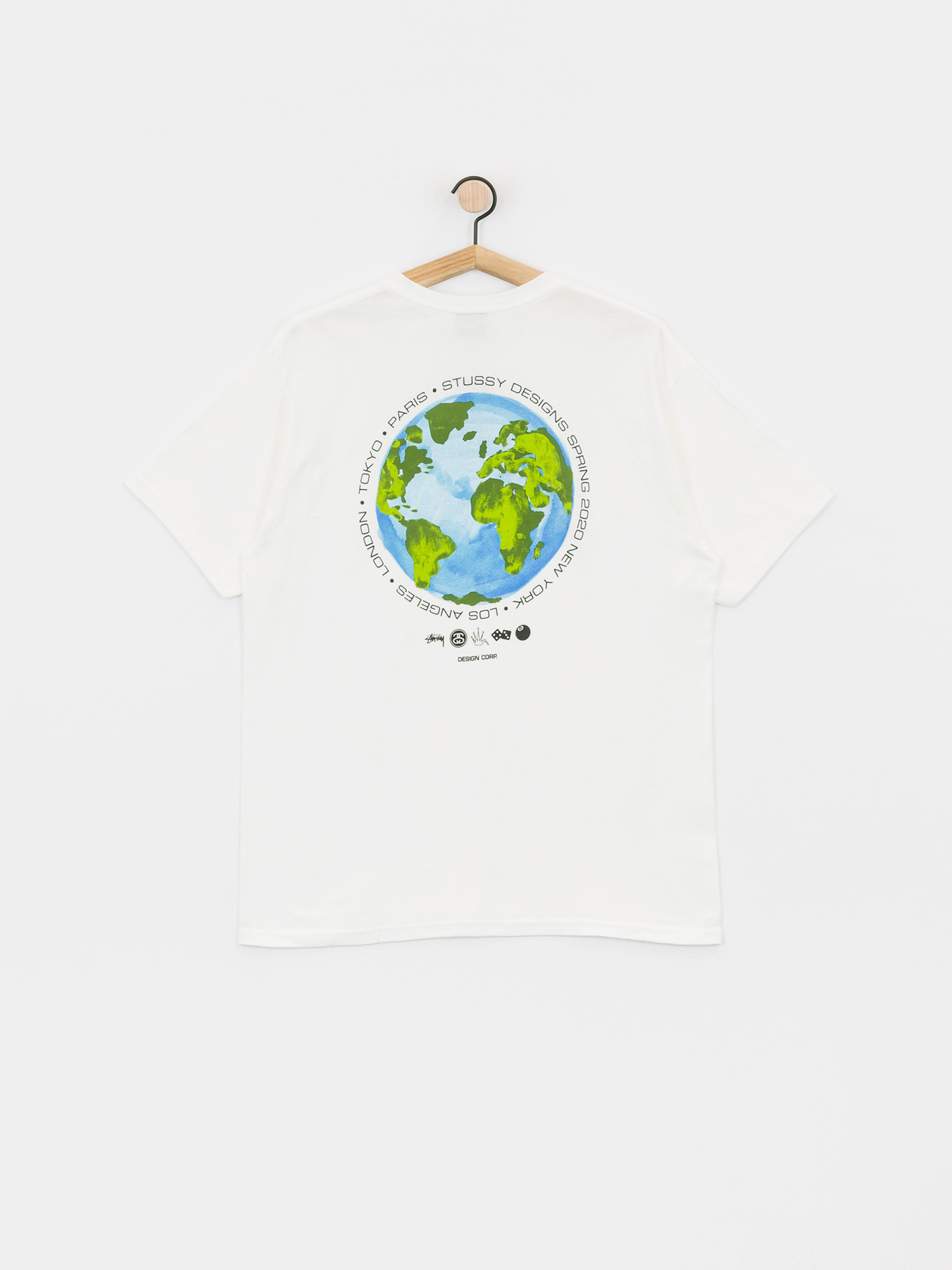Stussy Global Design Corp T-shirt (white)