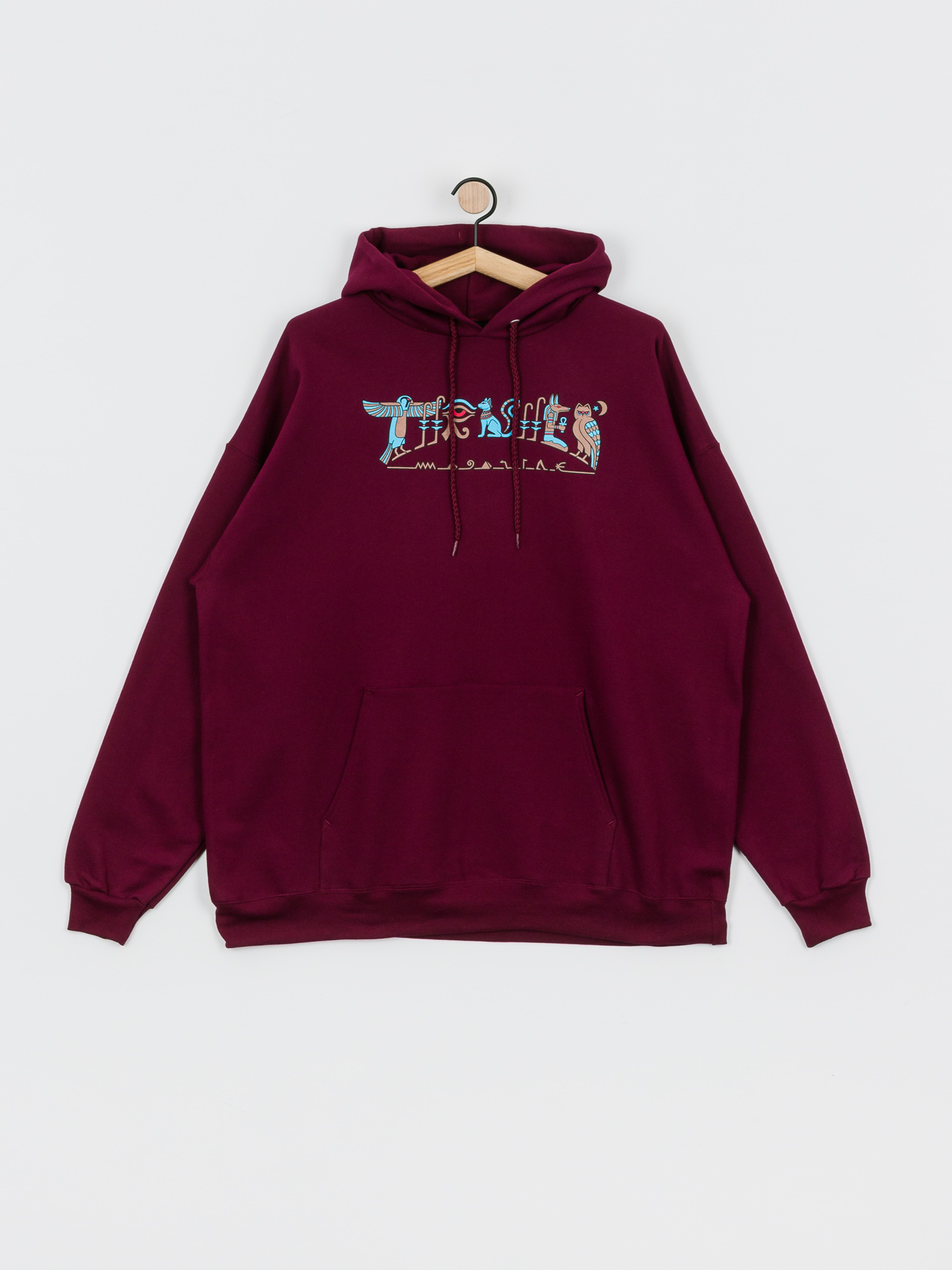 Maroon shop thrasher hoodie