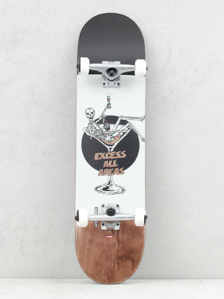 Globe G1 Excess Skateboard (white/brown)
