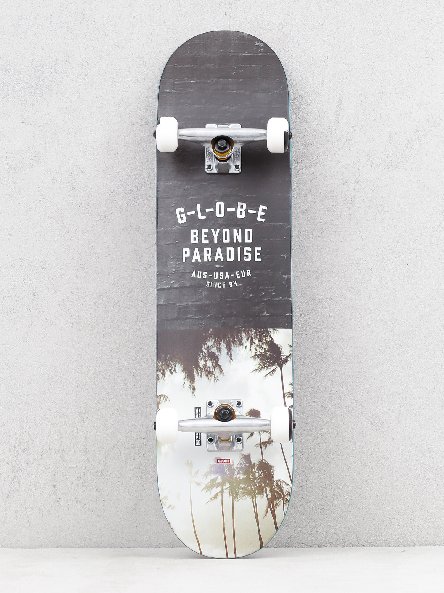 Skateboard Completo Globe G1 Act Now Mustard - Deck In Acero Resin-7, Ruote 52 Mm 99a, Cuscinetti ABEC-7