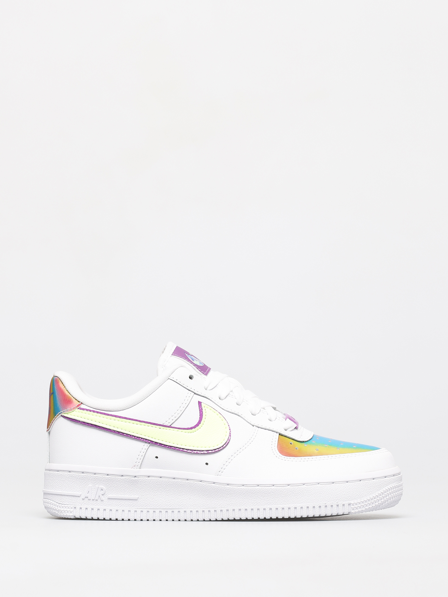 Nike Air Force 1 Easter Shoes Wmn multicolor white barely volt hyper blue