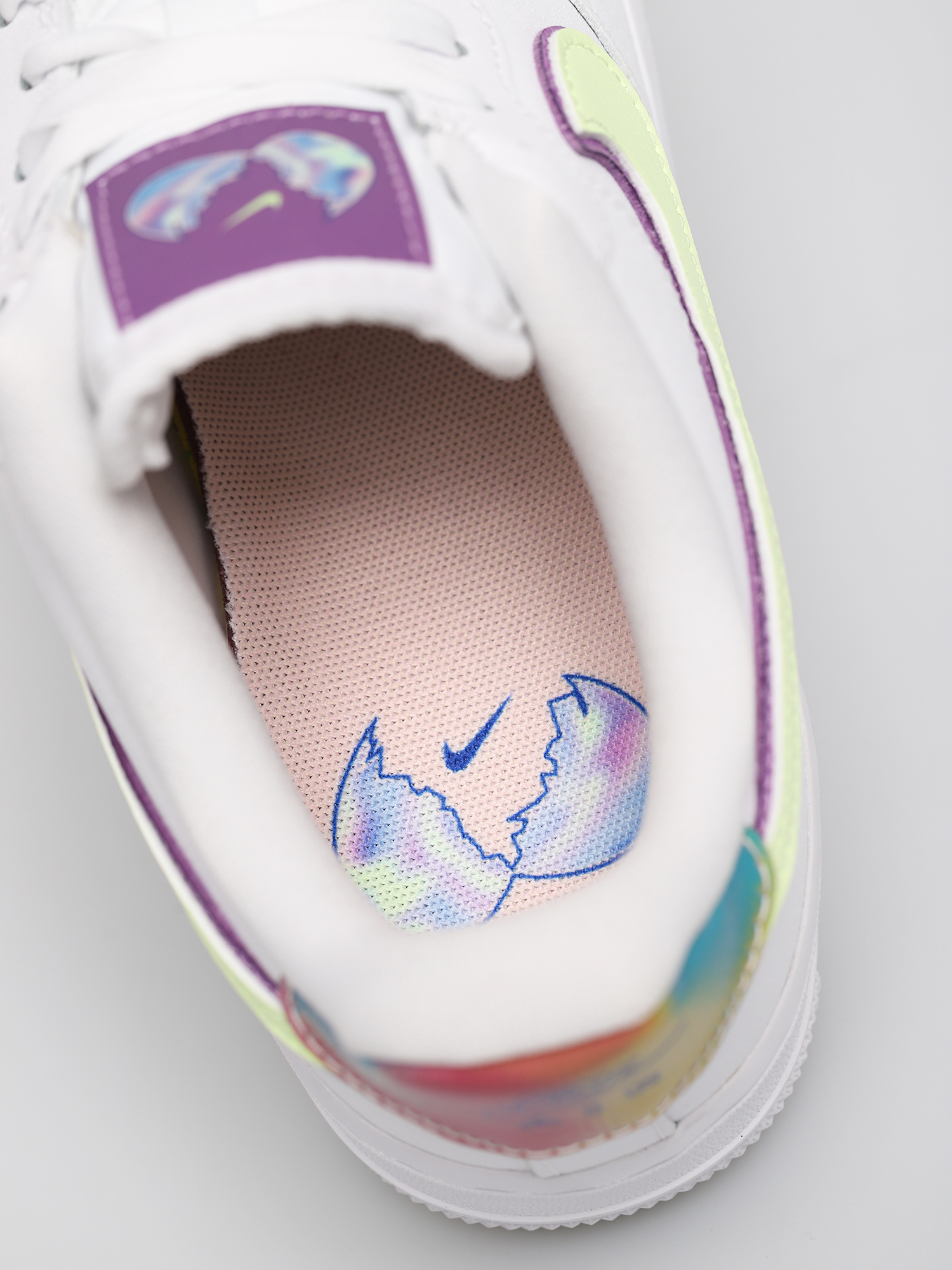 Nike Air Force 1 Easter Schuhe Wmn (white/barely volt hyper blue)