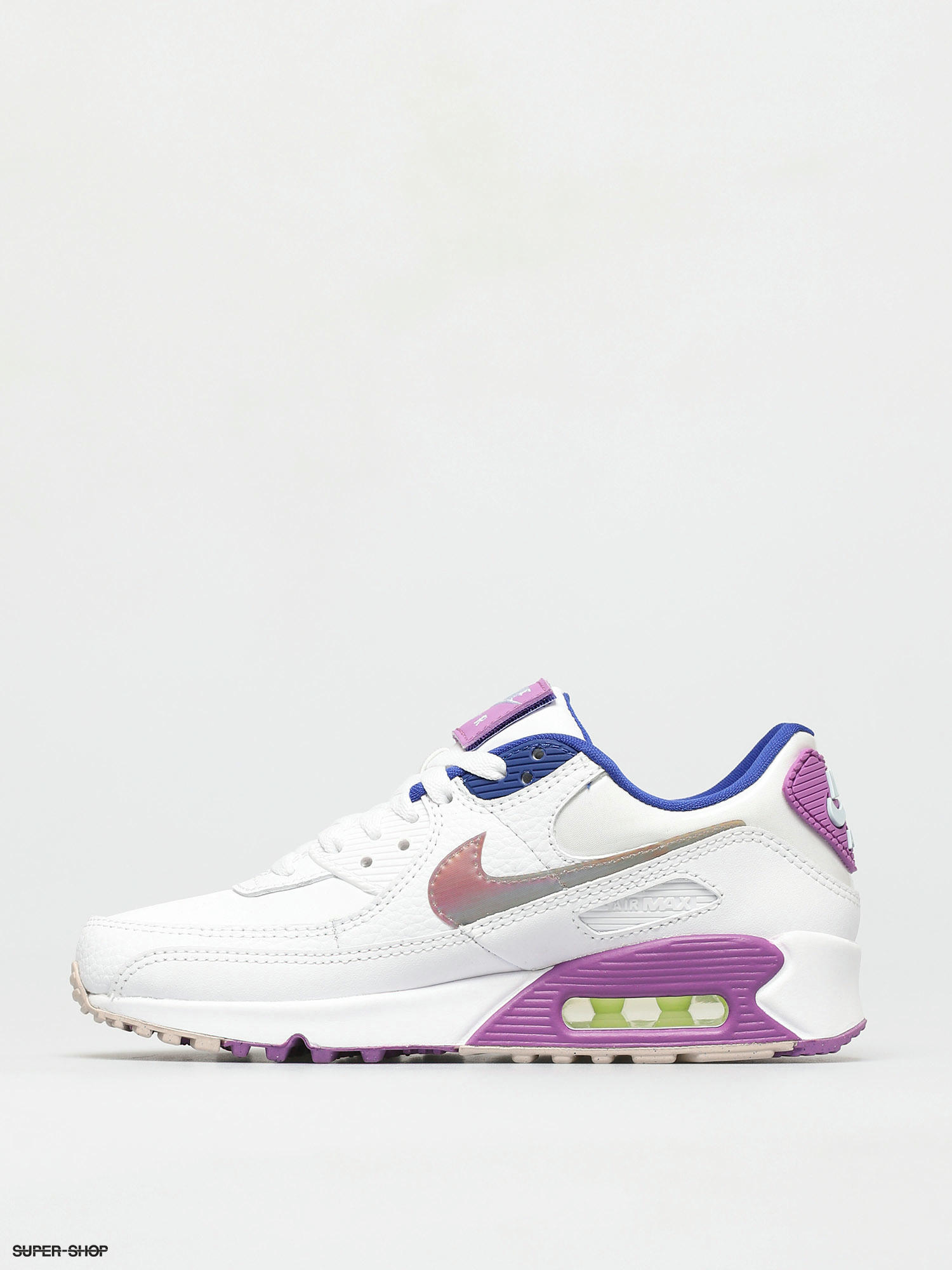 nike air max 90 purple and white