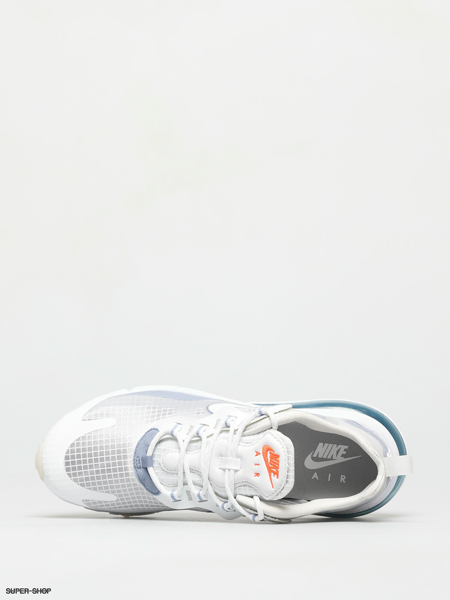 Nike Air Max 270 React Se Shoes White White Pure Platinum Indigo Fog