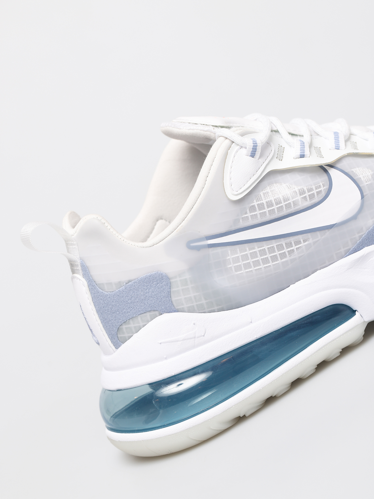 Nike Air Max 270 React Se Shoes (white/white pure platinum indigo fog)