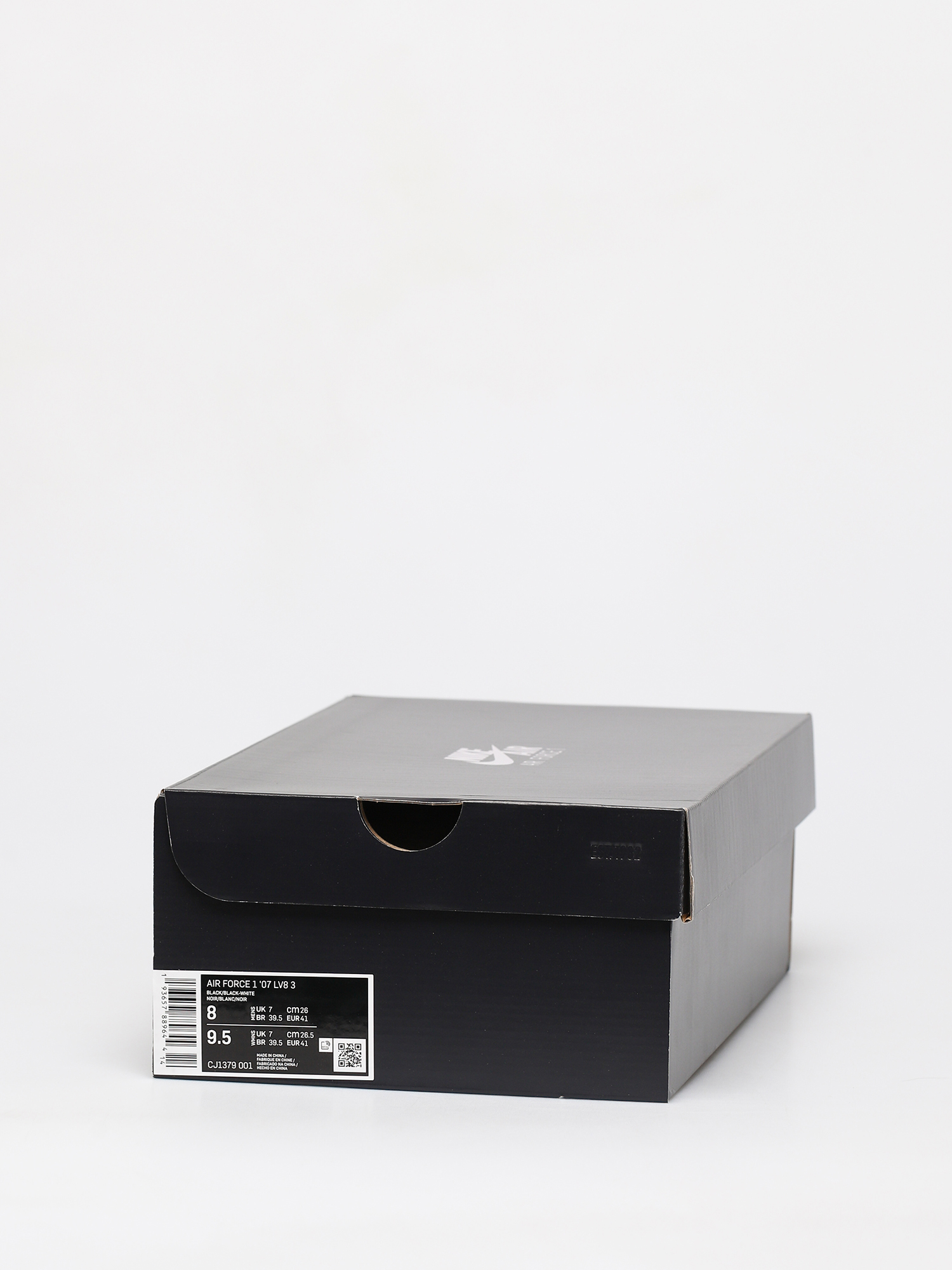 Nike Air Force 1 07 Shoes (black/black white)