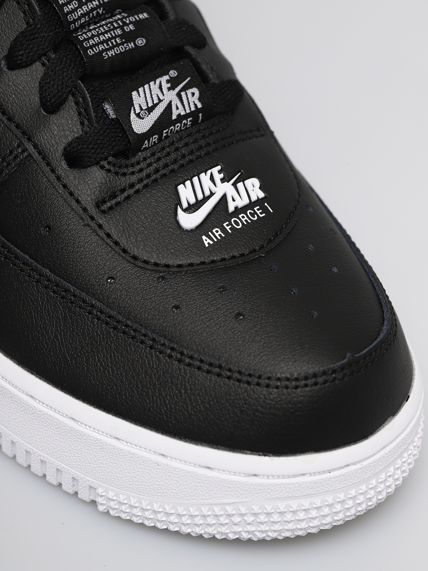 Nike Air Force 1 07 Shoes (black/black white)