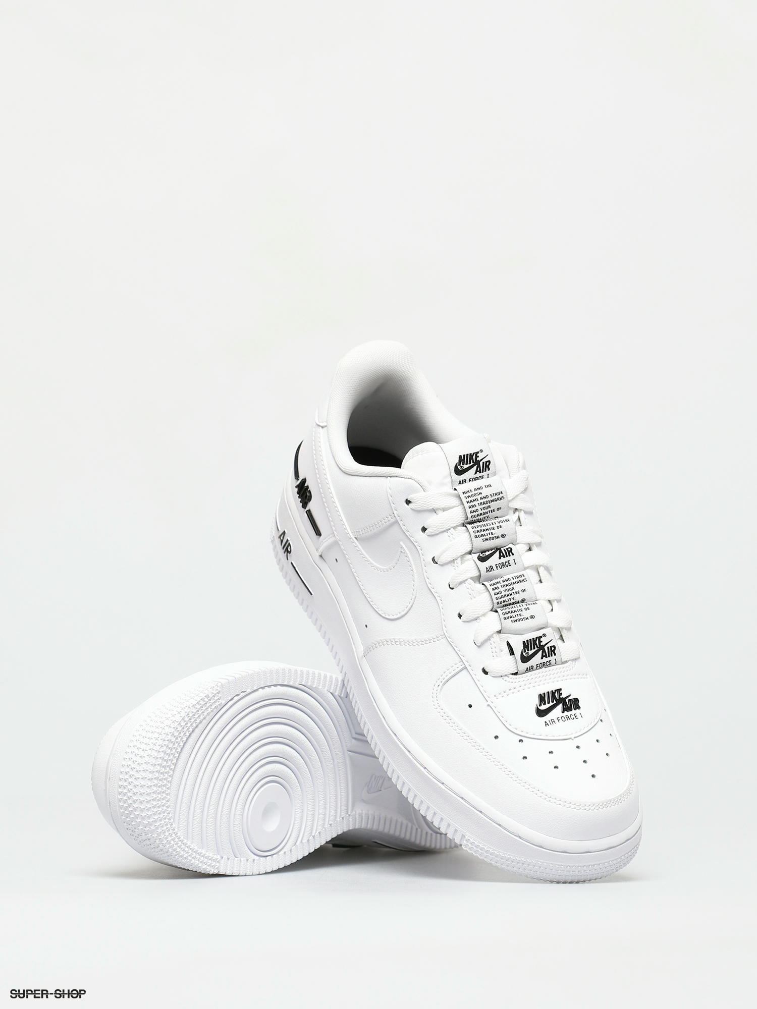 nike air force 1 white with black stripe