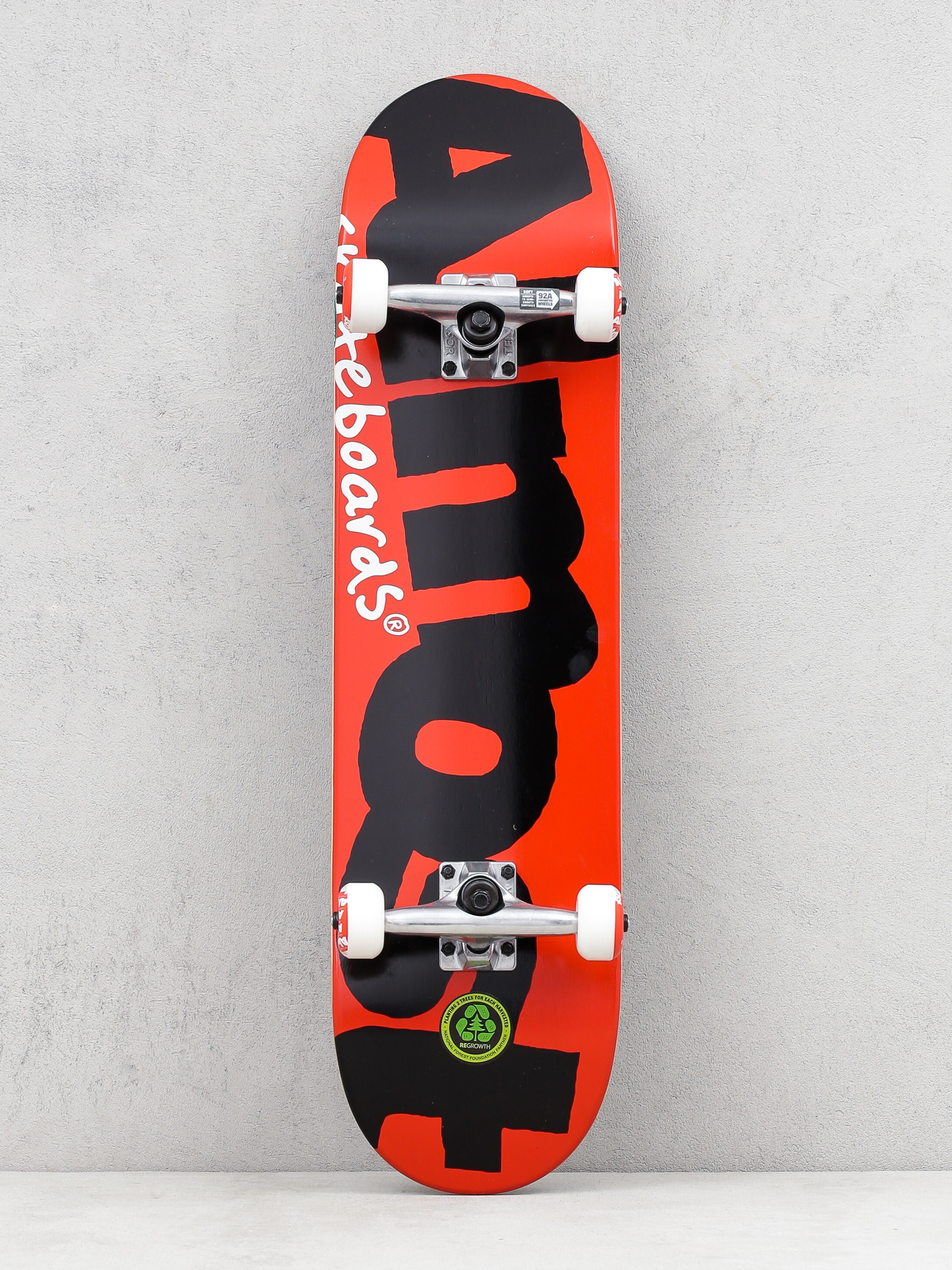 Almost Color Logo Full Skateboard (red)