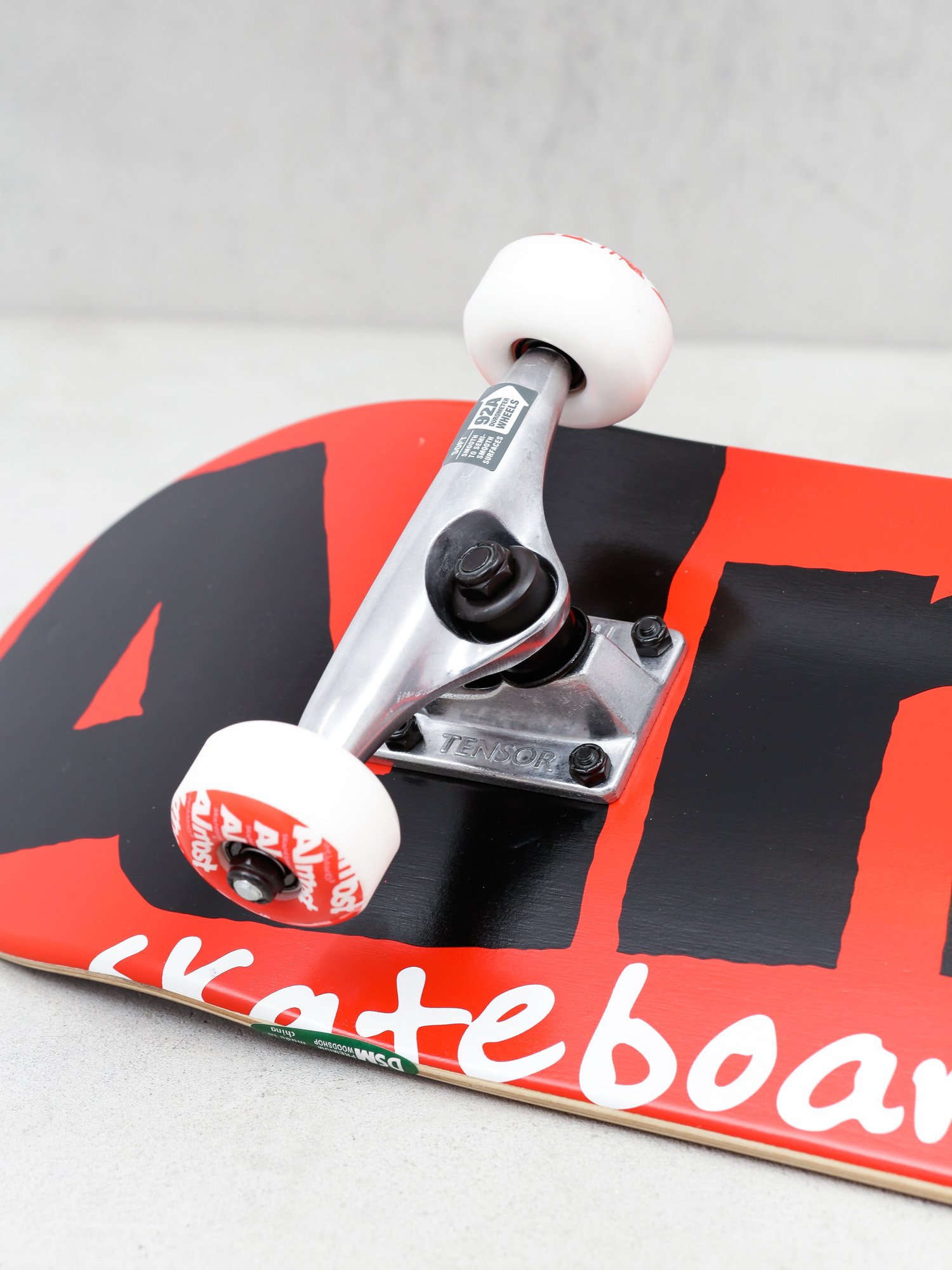 Almost Color Logo Full Skateboard (red)