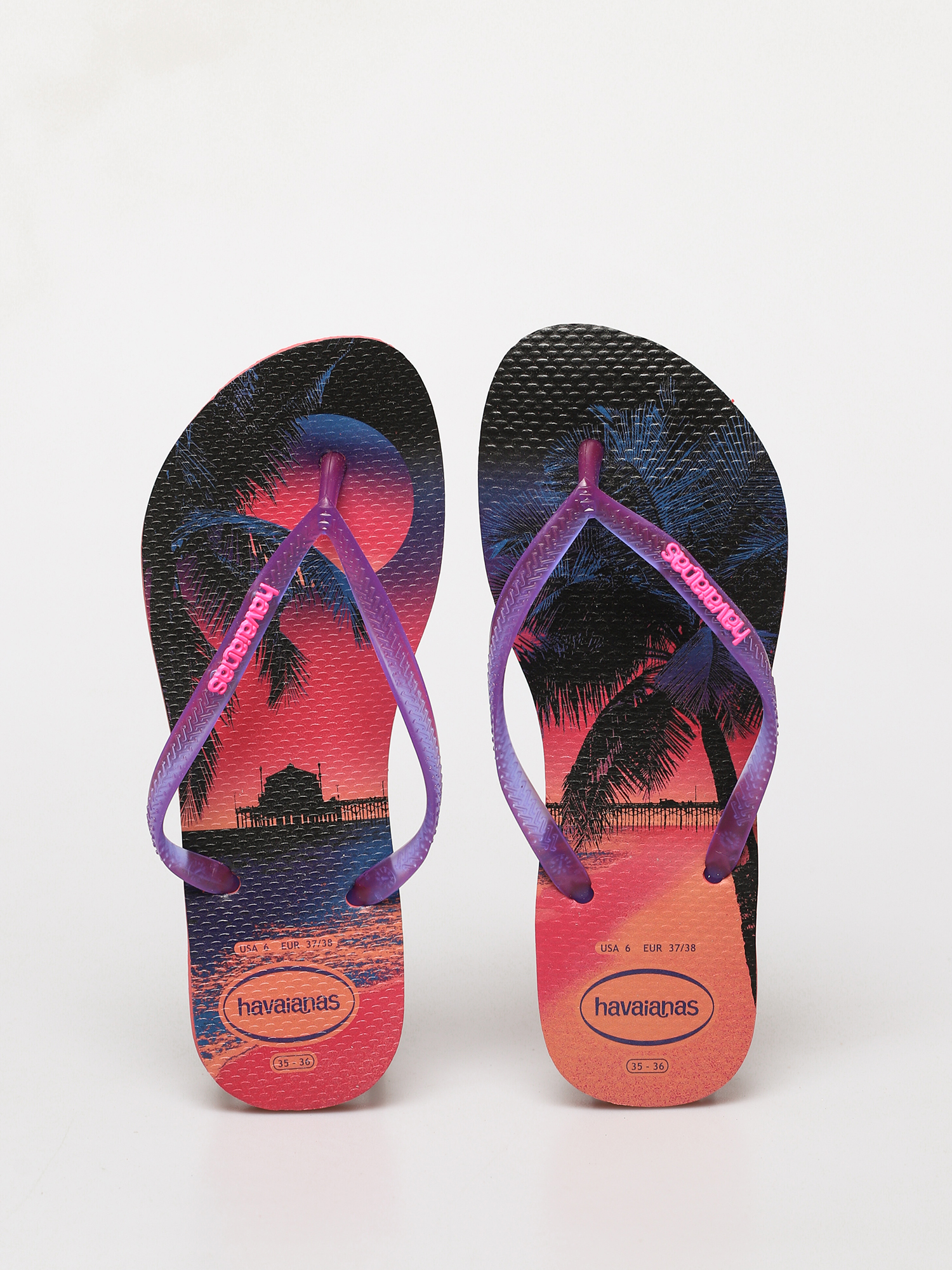 Havaianas Hav Slim Paisage Flip-flops Wmn pink (coral)