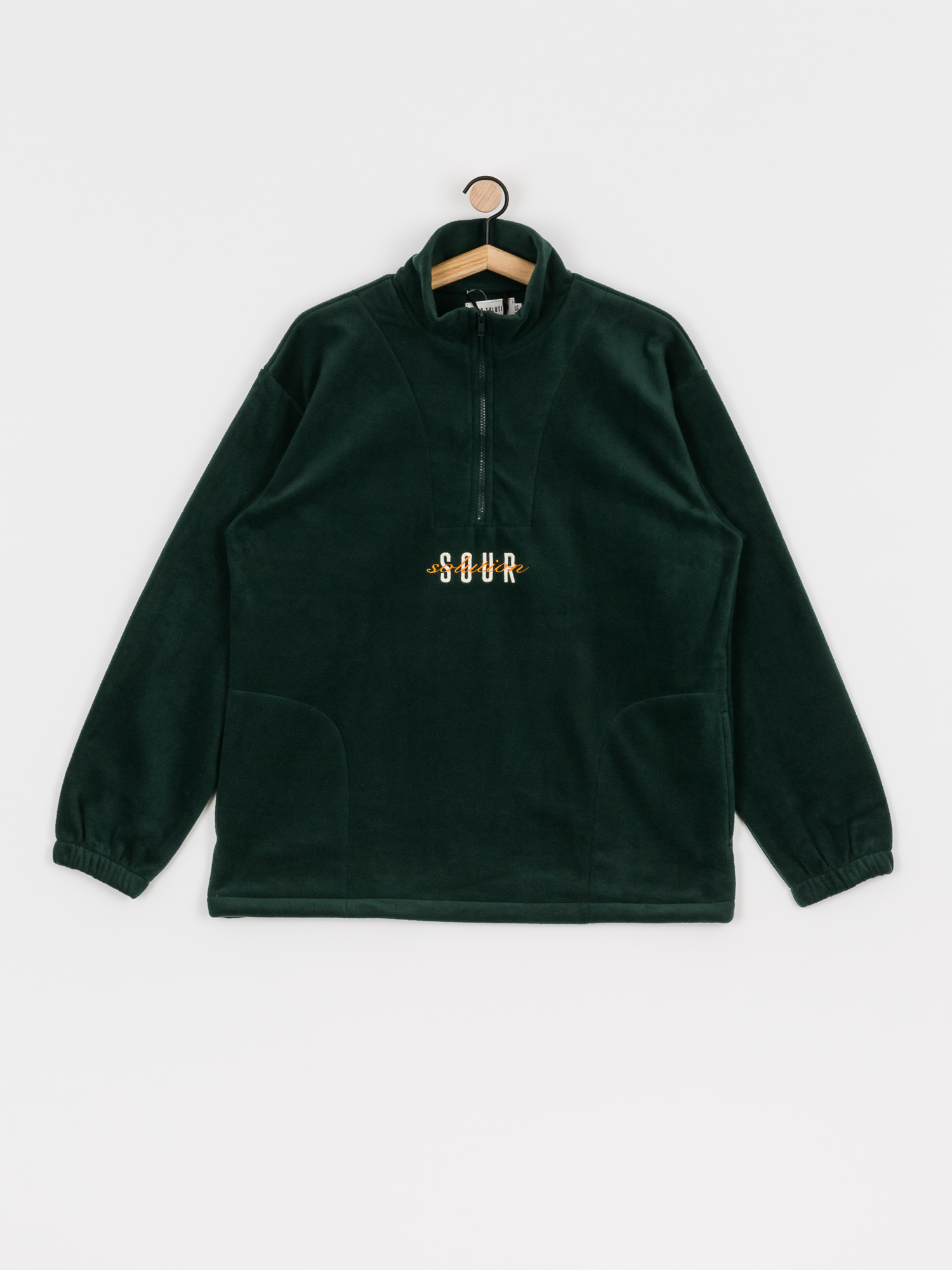 forest green sweatshirt