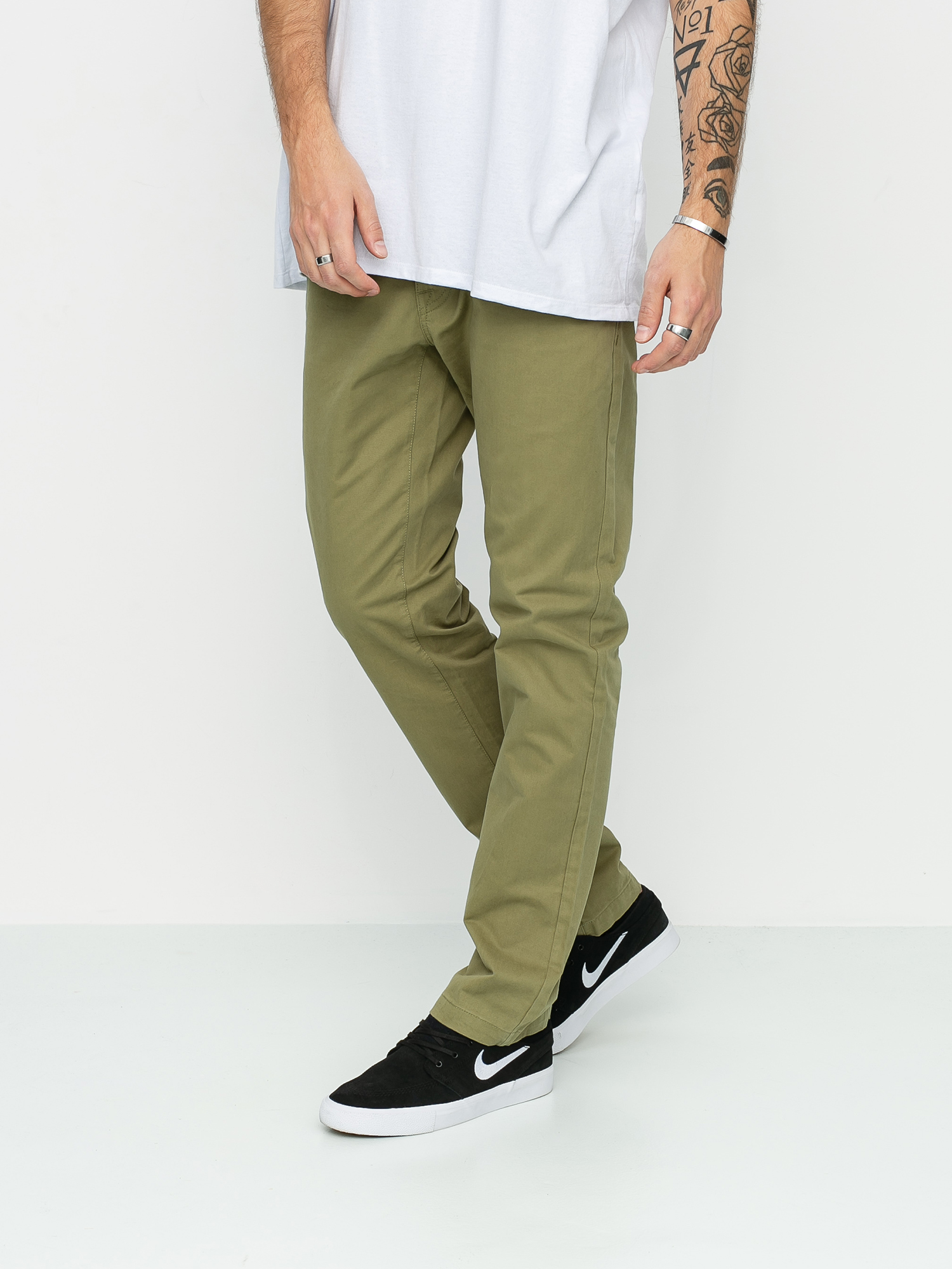 Volcom Frickin Slim Chino Hose (mossstone)