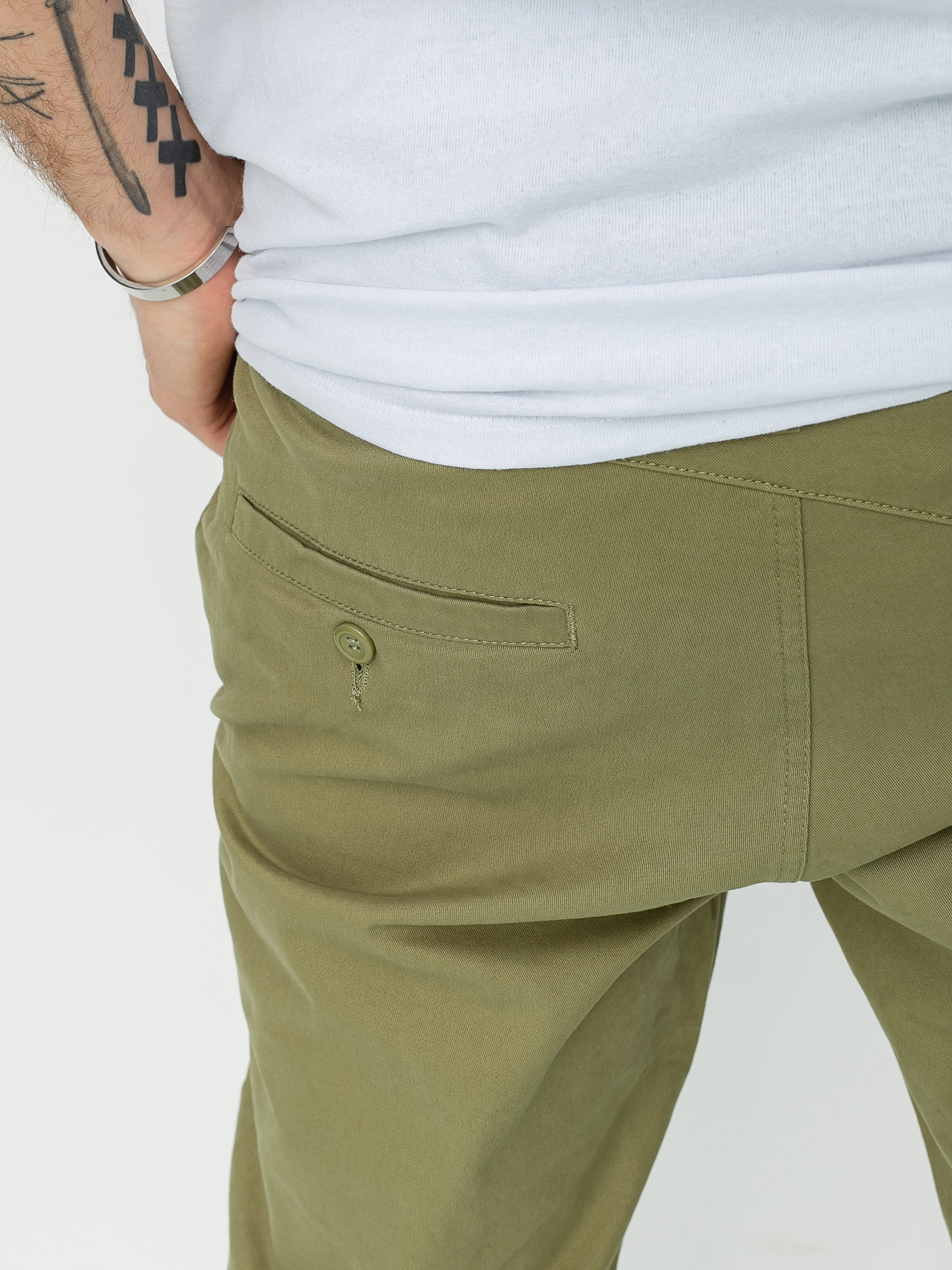 Volcom Frickin Slim Chino Hose (mossstone)