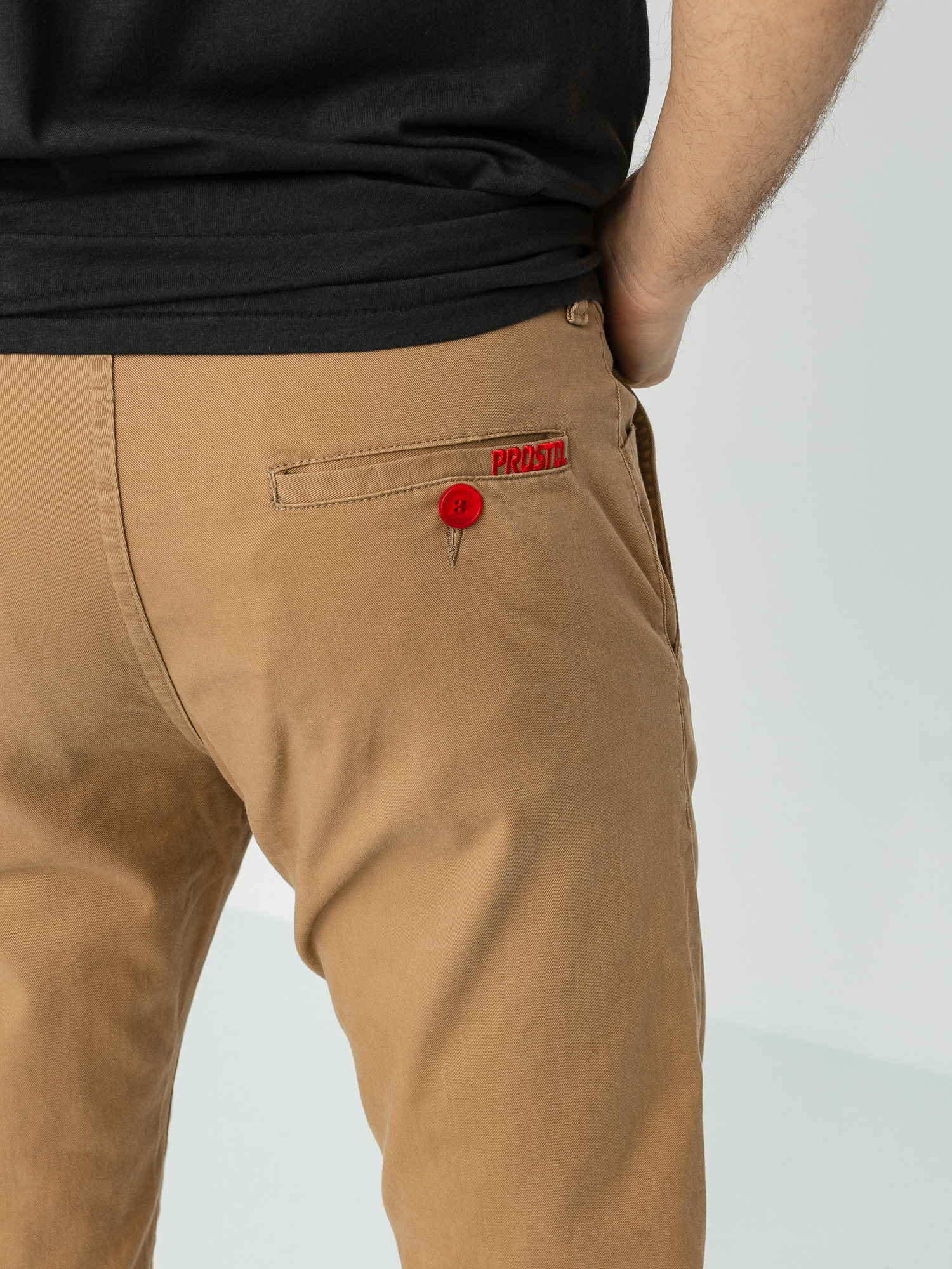 Prosto Chino Jogger Call Pants (camel)