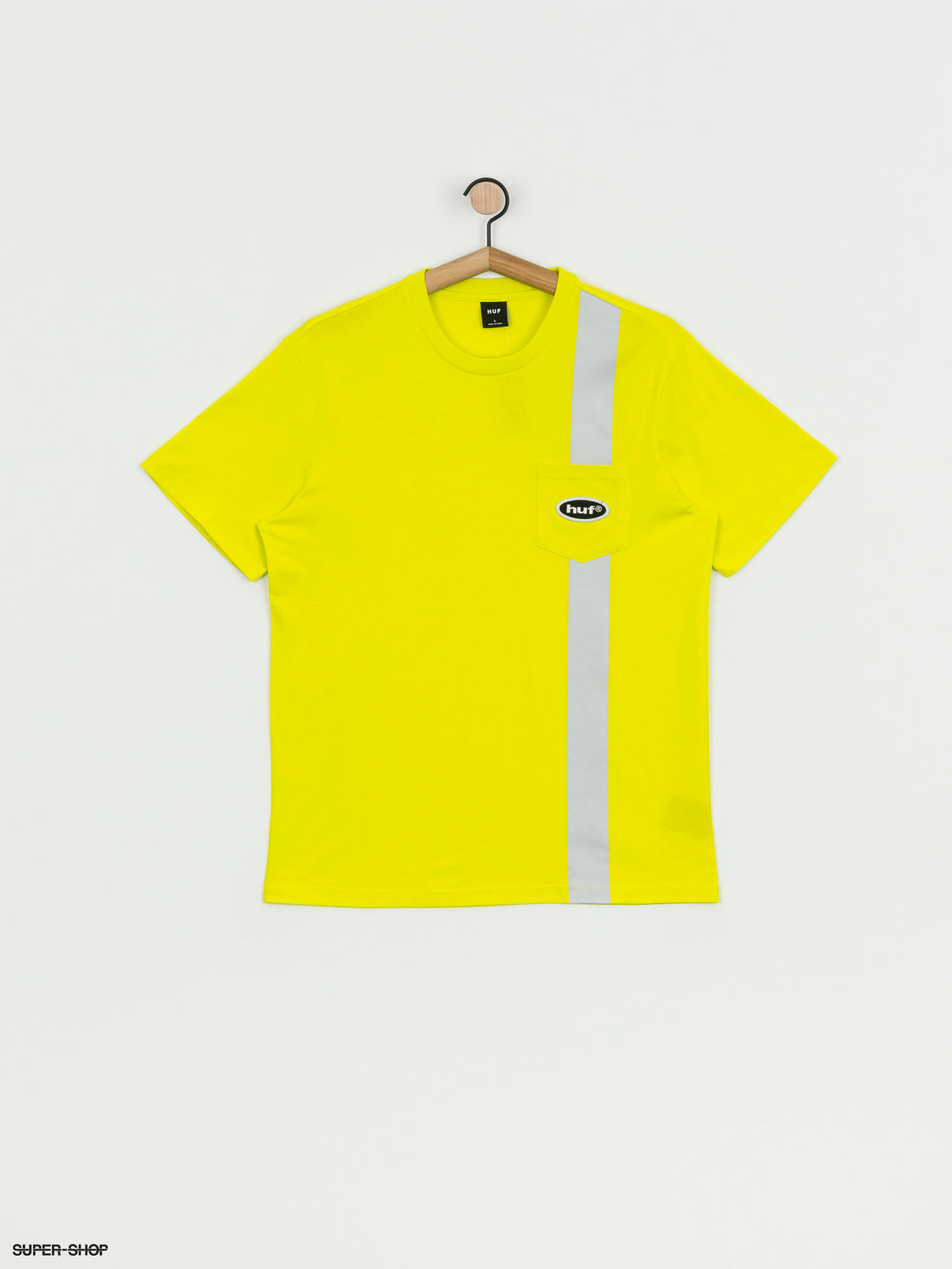 HUF Safety Pocket T-shirt (safety yellow)