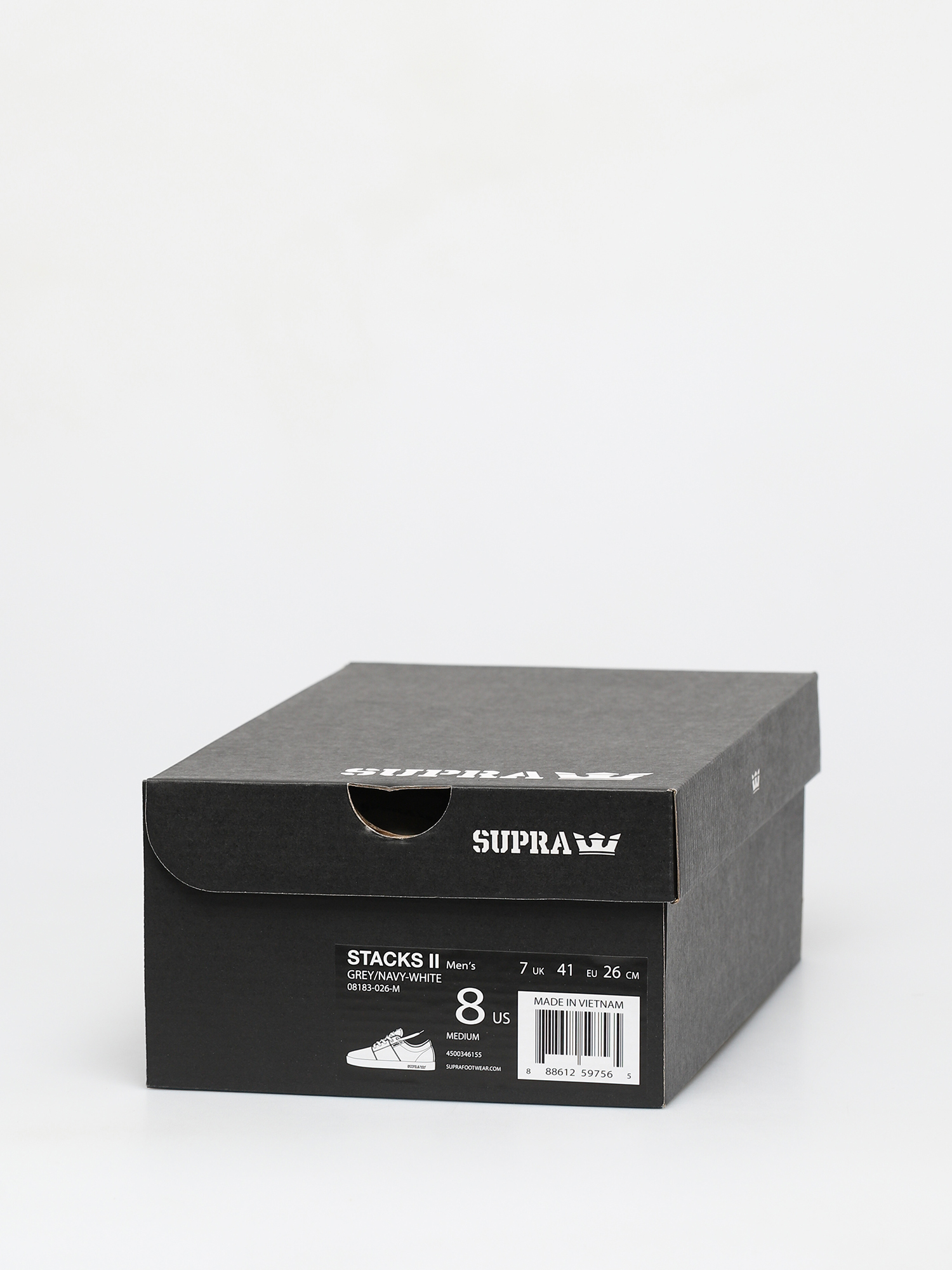 Supra Stacks II Shoes (grey/navy white)