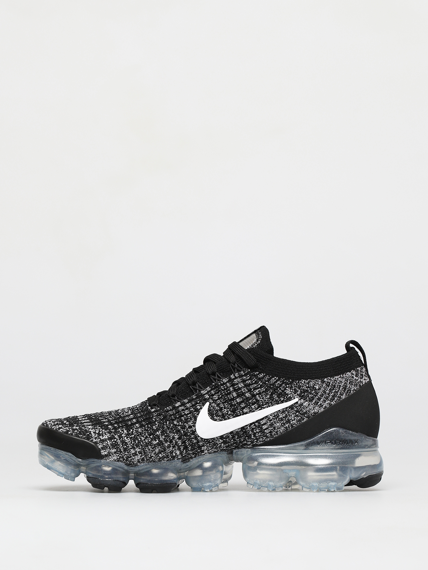 Nike Air VaporMax Flyknit 3 Shoes (black/white metallic silver)