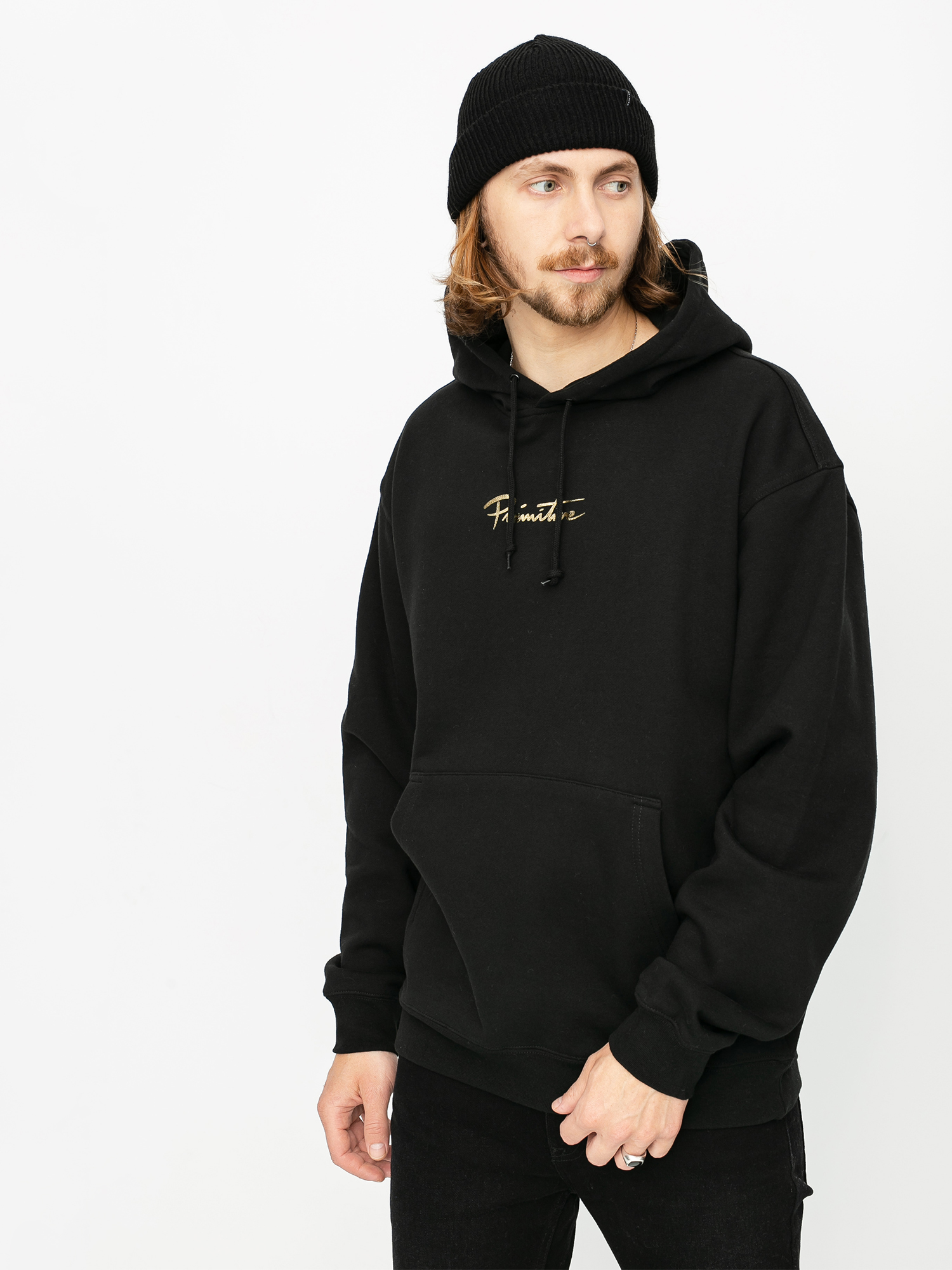 gold foil hoodie